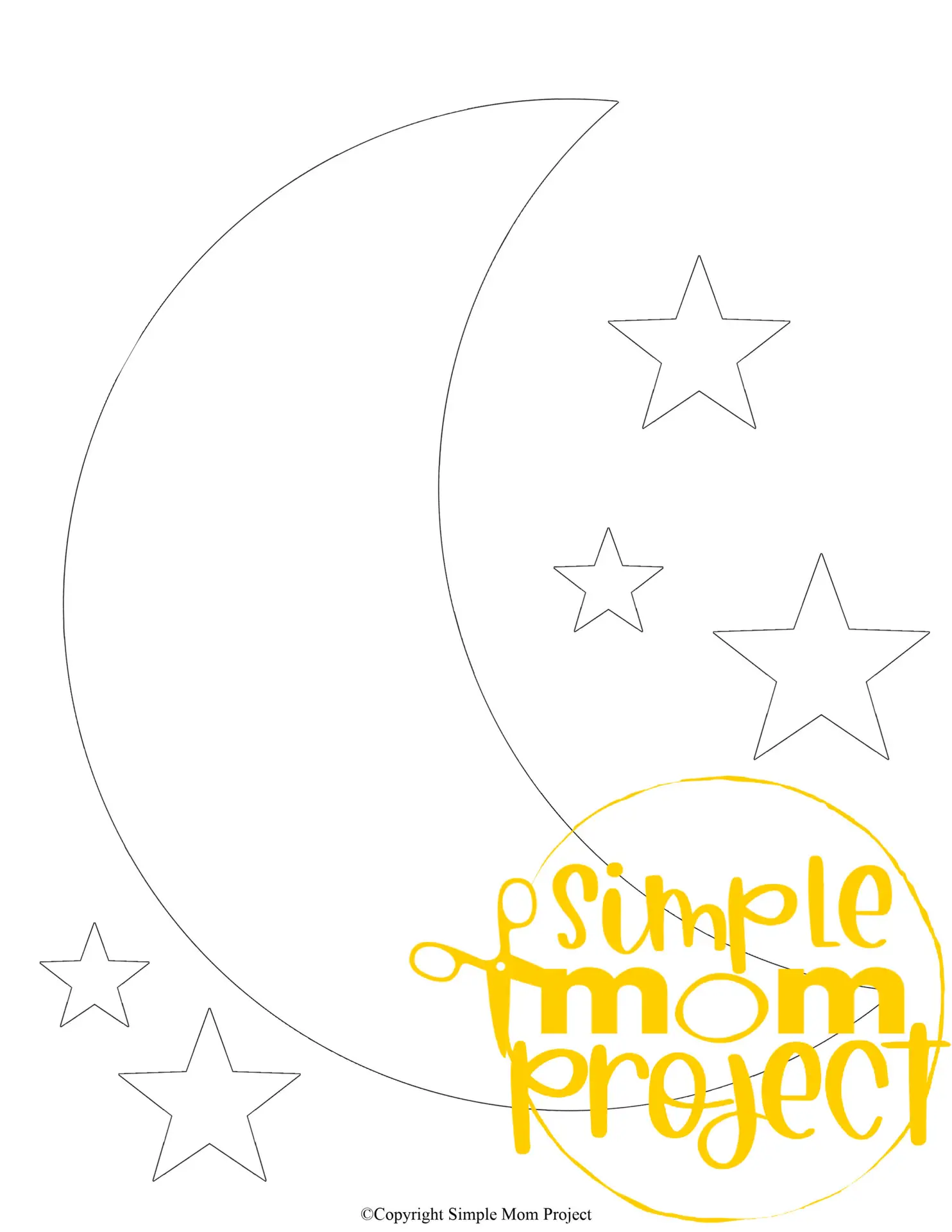 Moon Stencil Moon Stencil