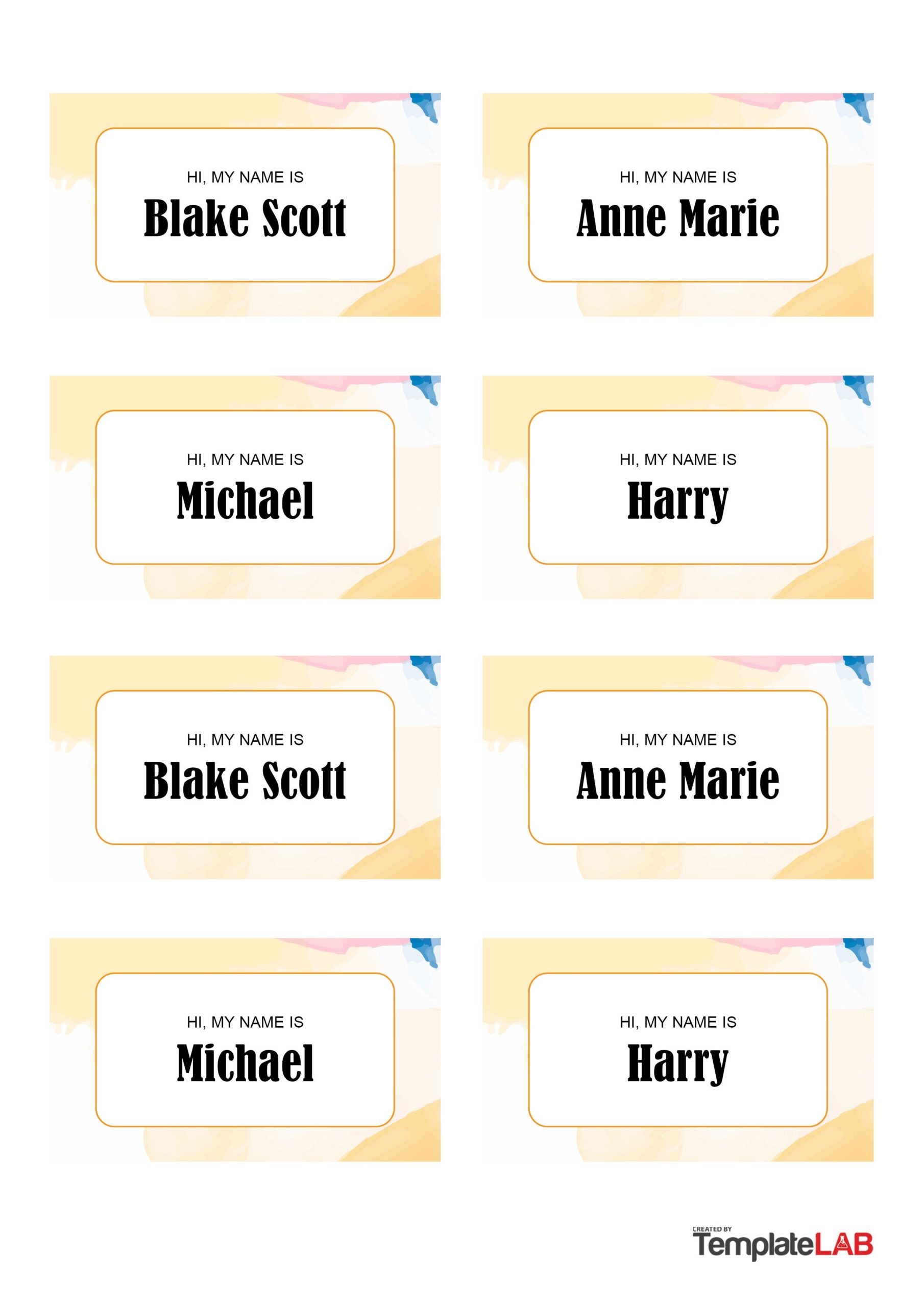 Name Tag Badge