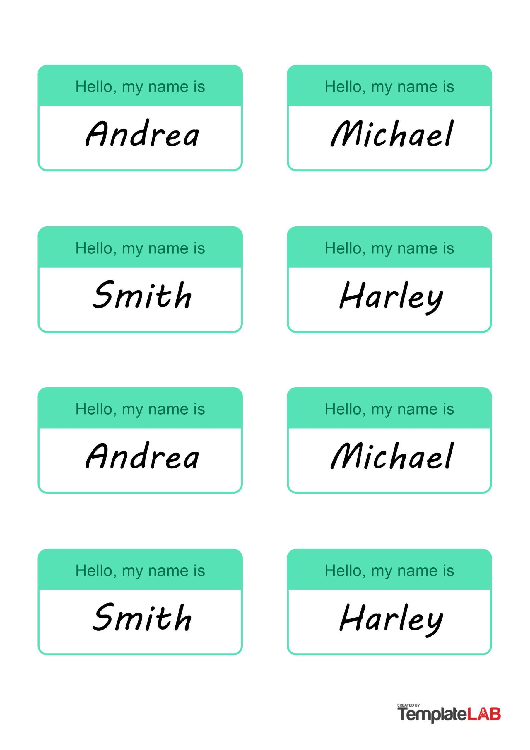 Name Tag Badge