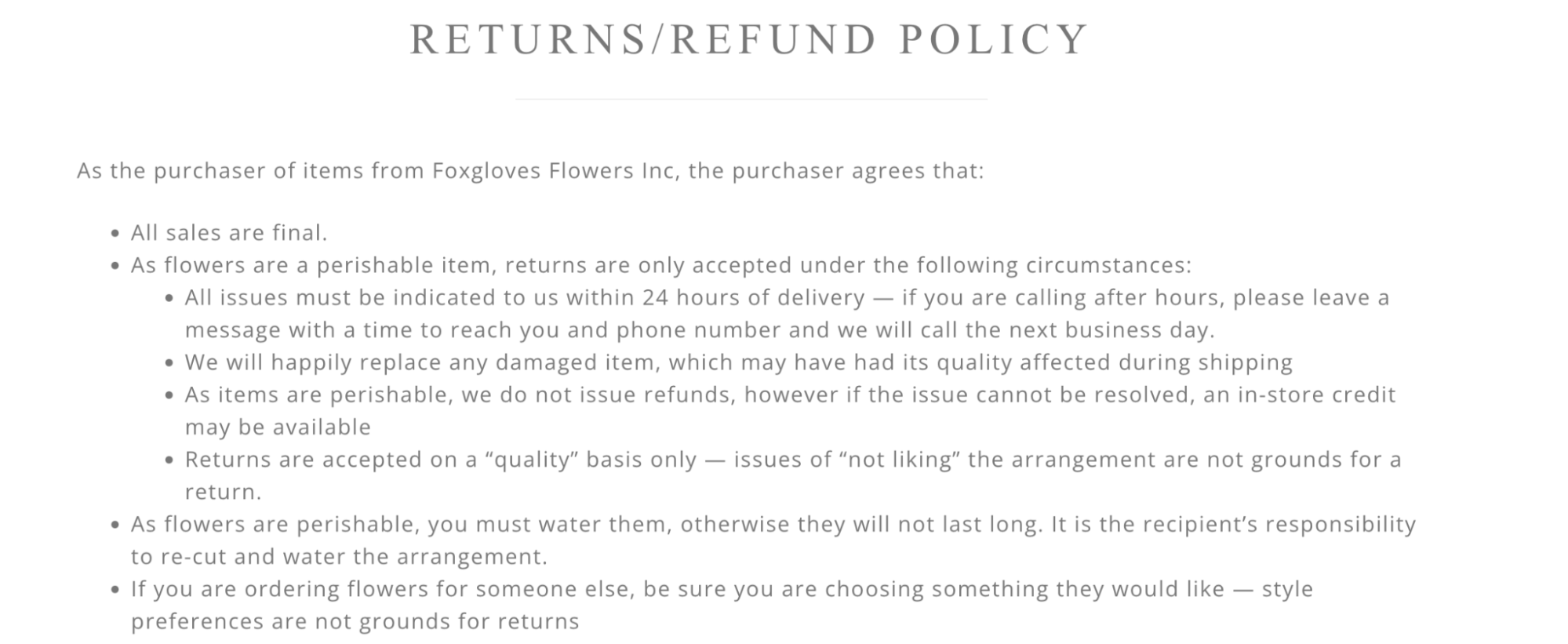 no refund policy sample template no refund policy sample template