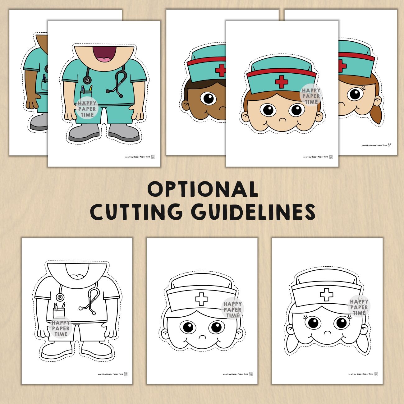 free printable community helper puppets template free printable community helper puppets template