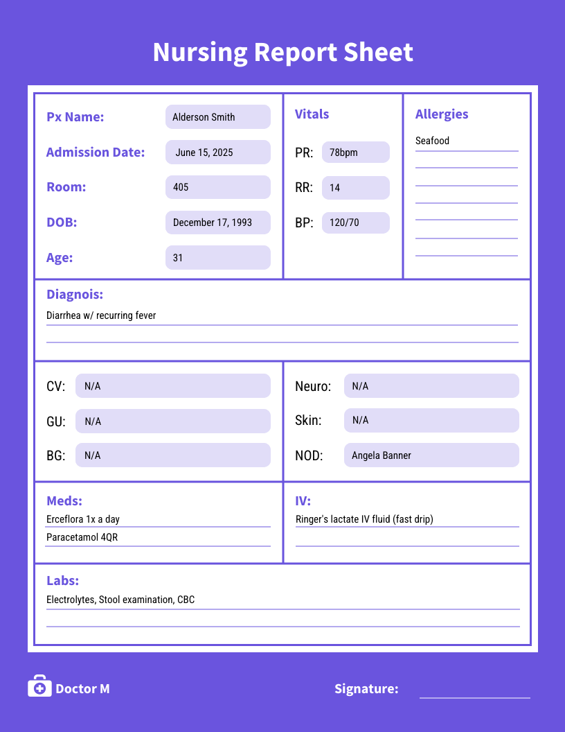 Nursing Report Sheet Template 0199b9aa Cb80 4e05 Ad75 A1e91aebb18d