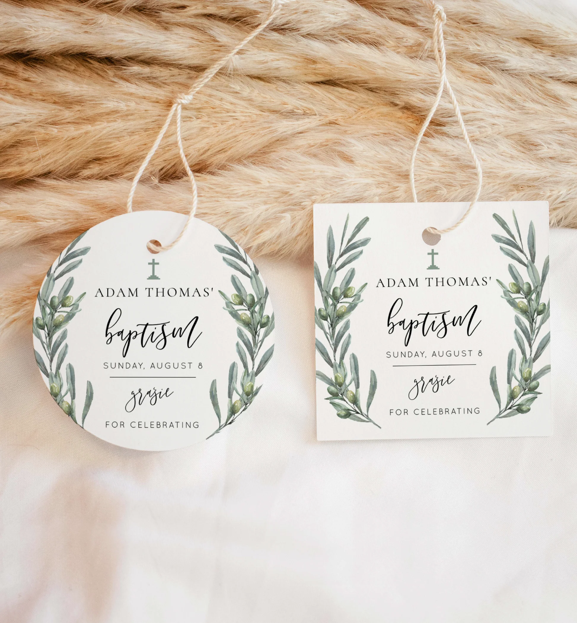 free printable baptism favor tags template