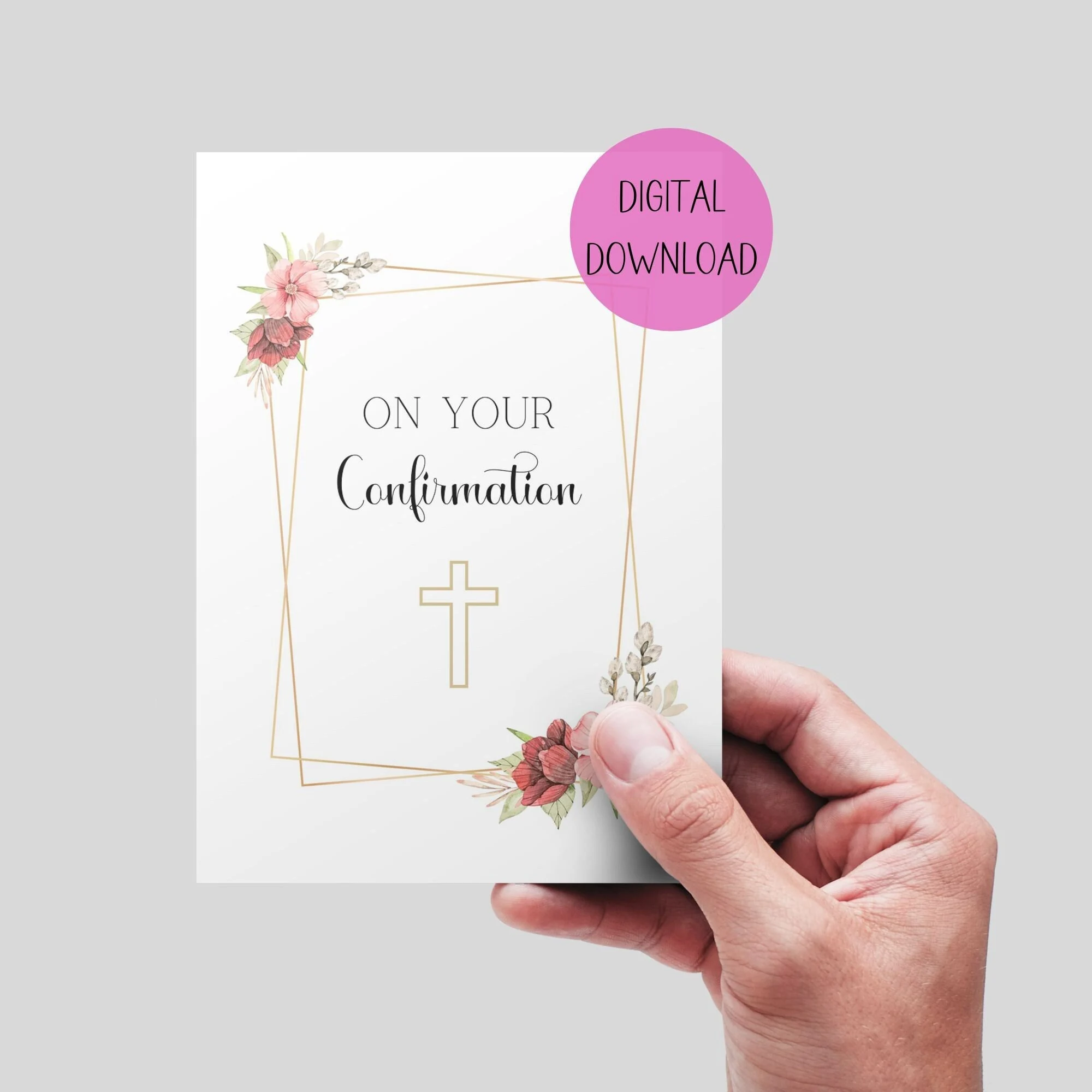 free printable confirmation card template free printable confirmation card template