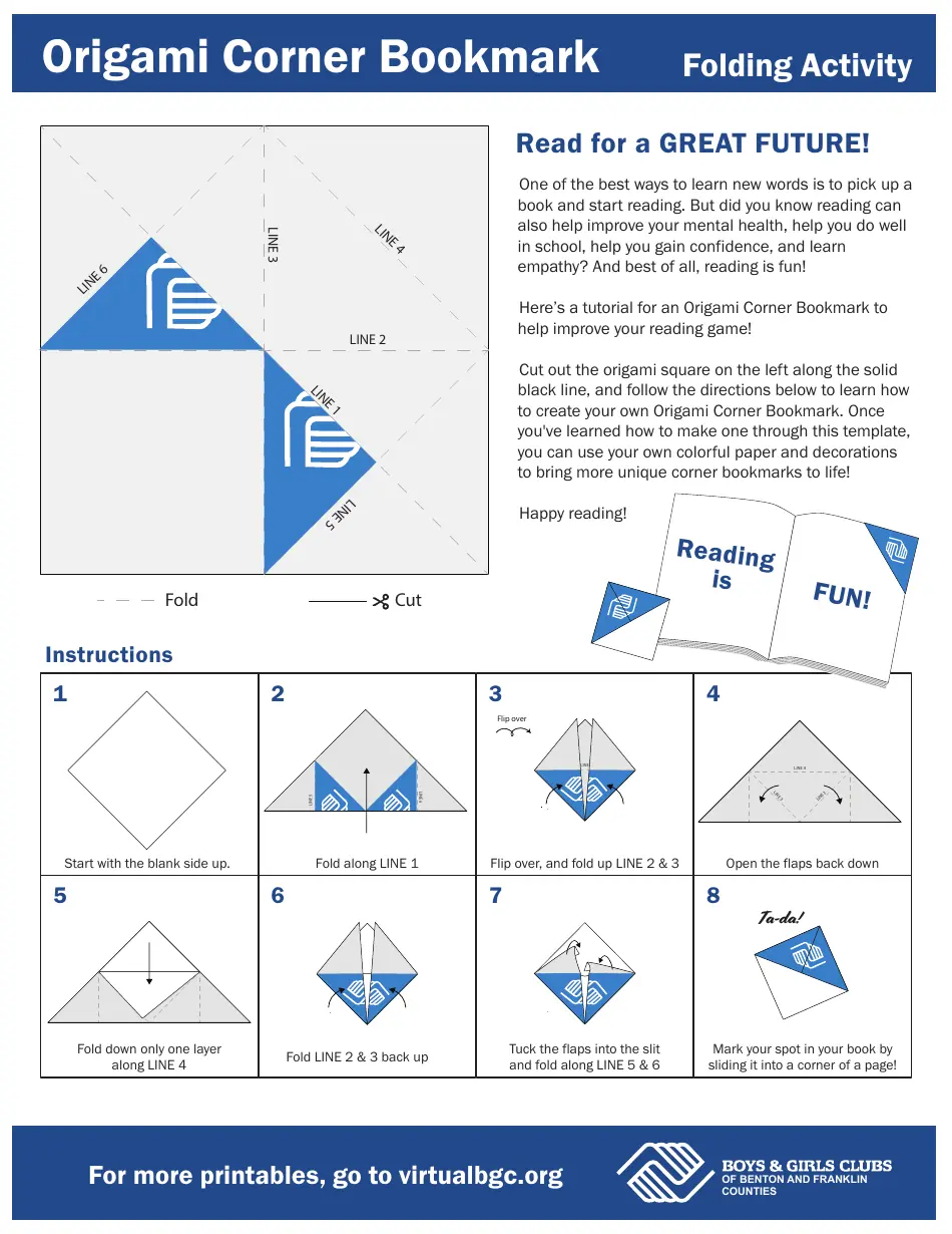 free printable corner bookmark template free printable corner bookmark template