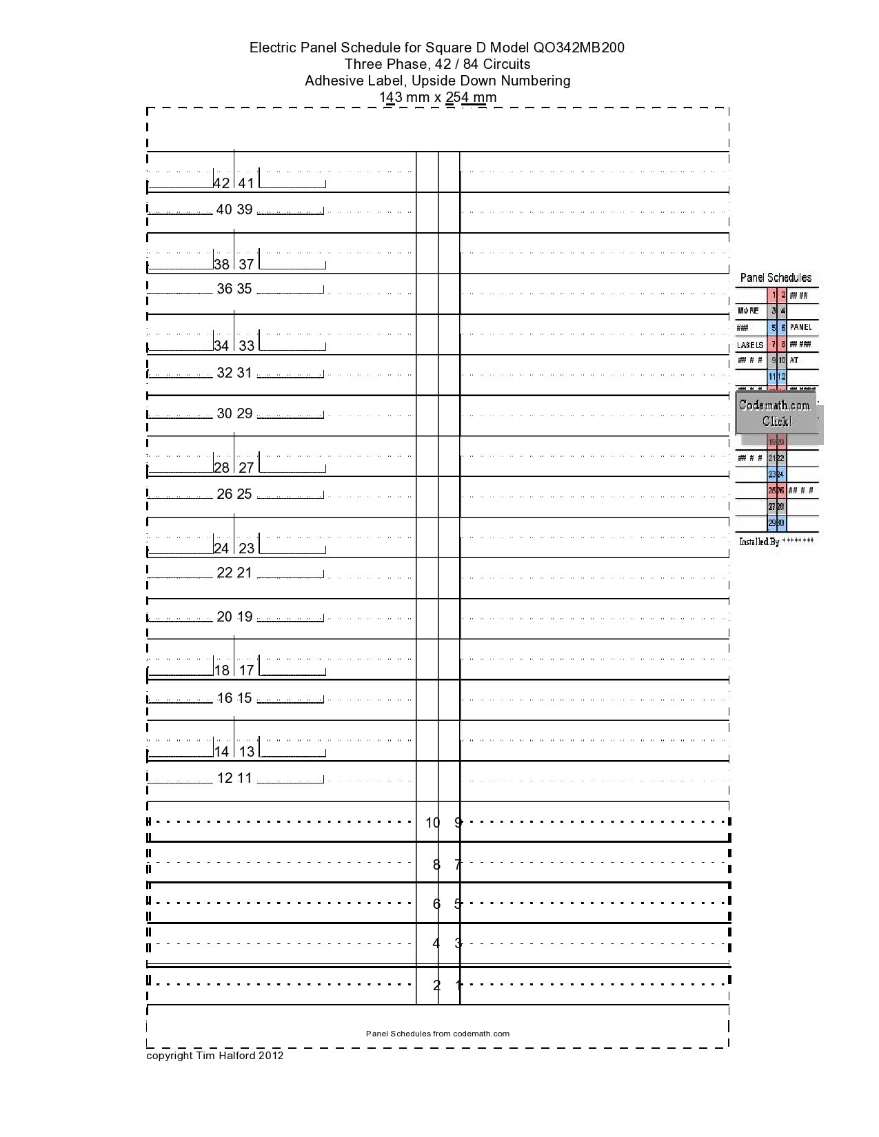 free printable circuit breaker directory template free printable circuit breaker directory template