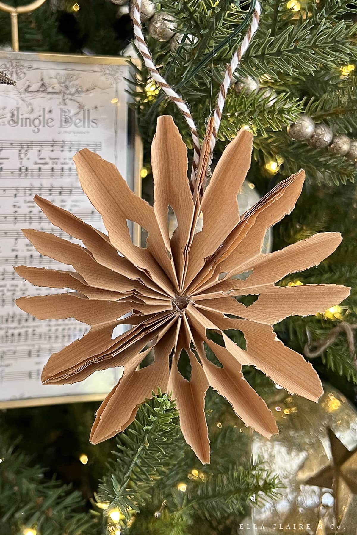 Paper Christmas Ornaments Paper Christmas Ornaments