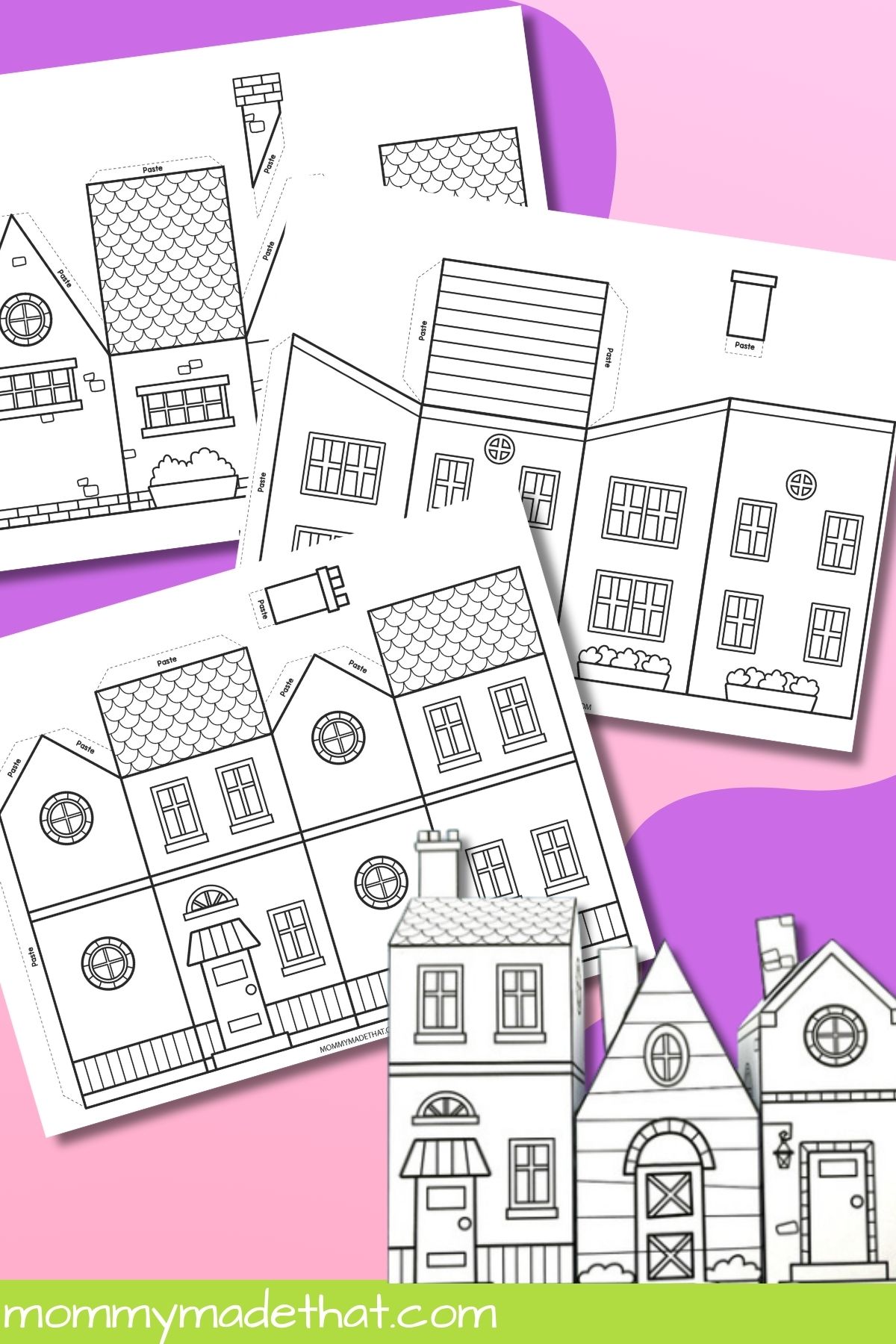 Paper House Templates Paper House Templates