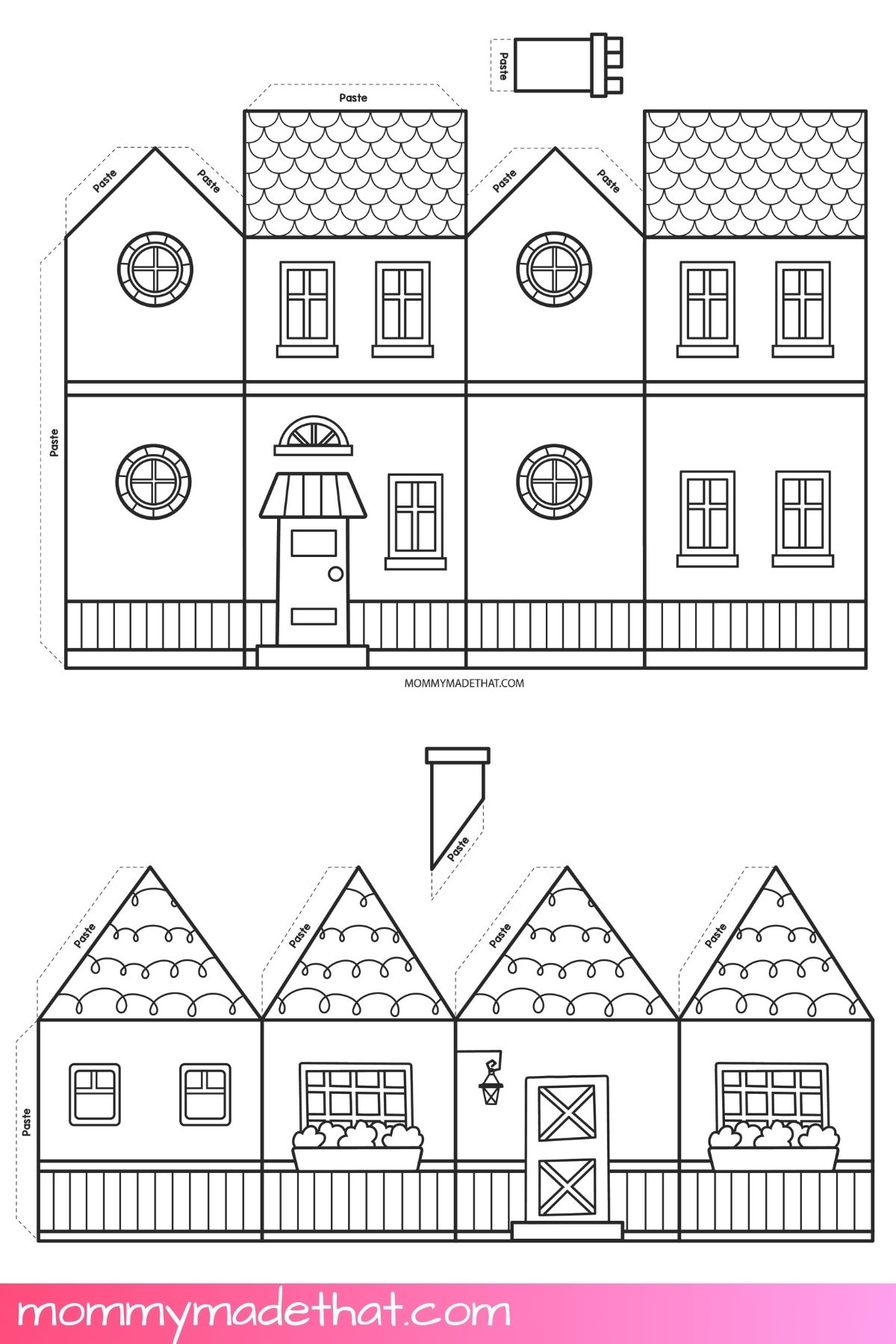 Paper House Templates Paper House Templates