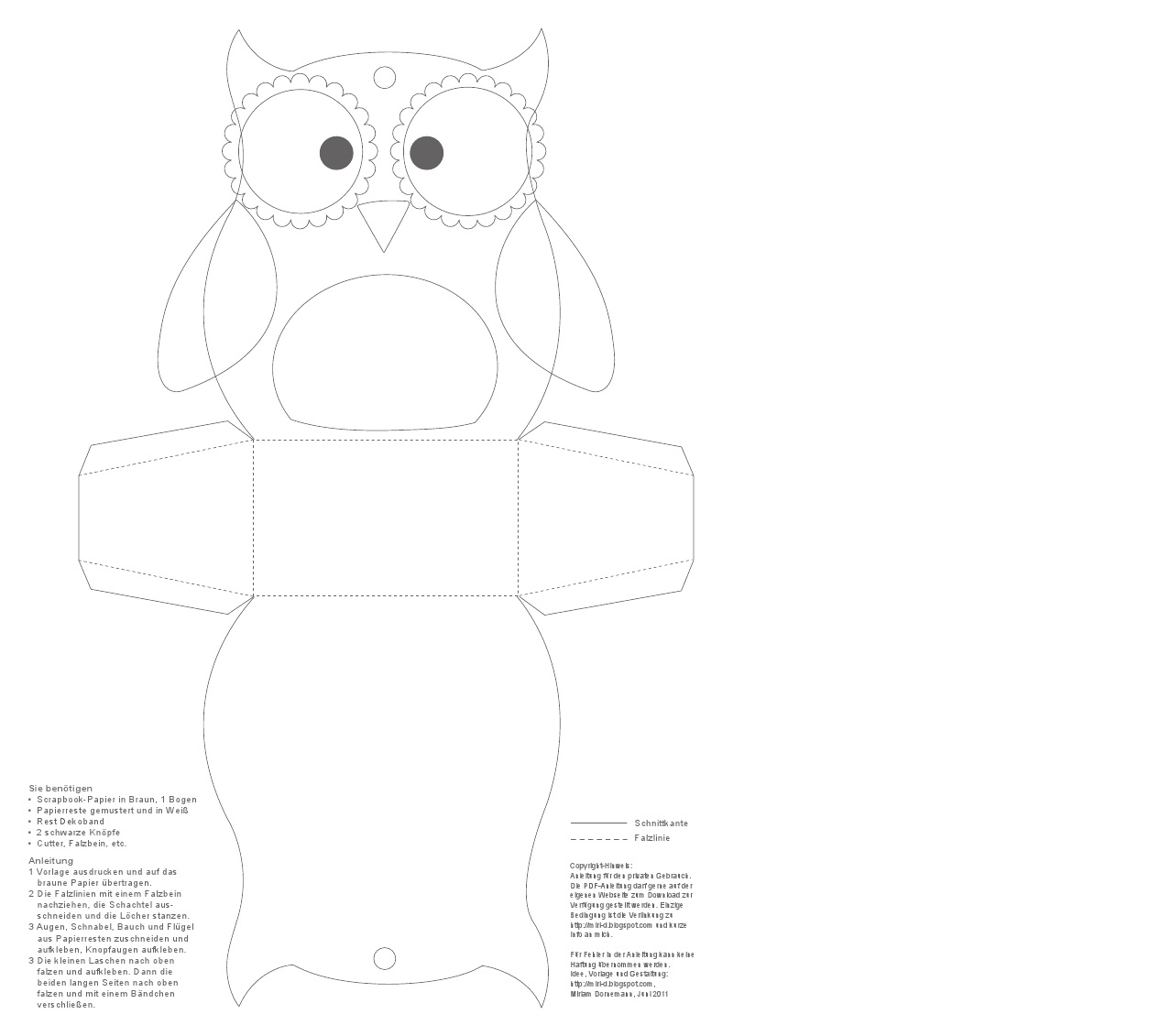 Paper Owl Teacher Gift