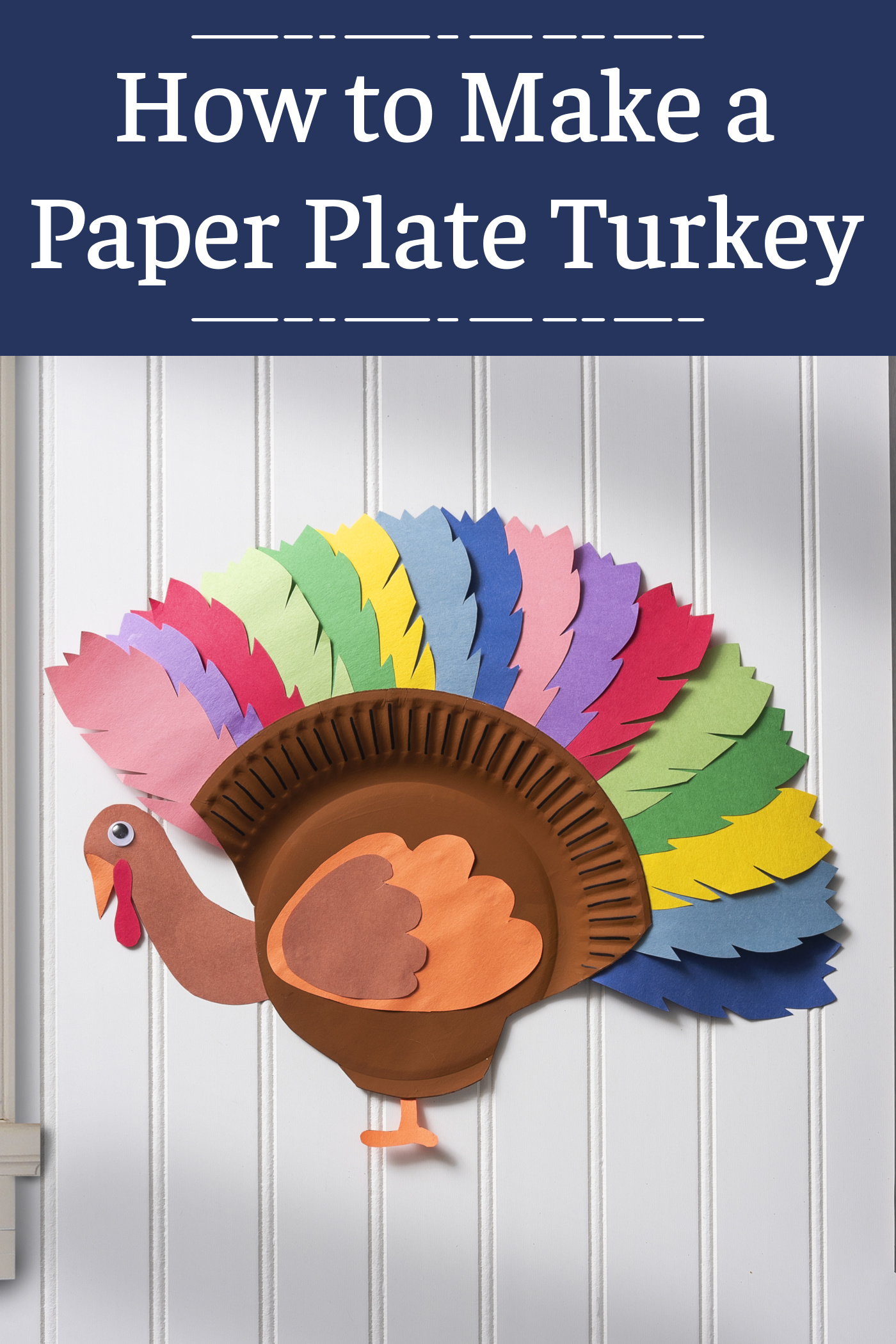 paper plate turkey template