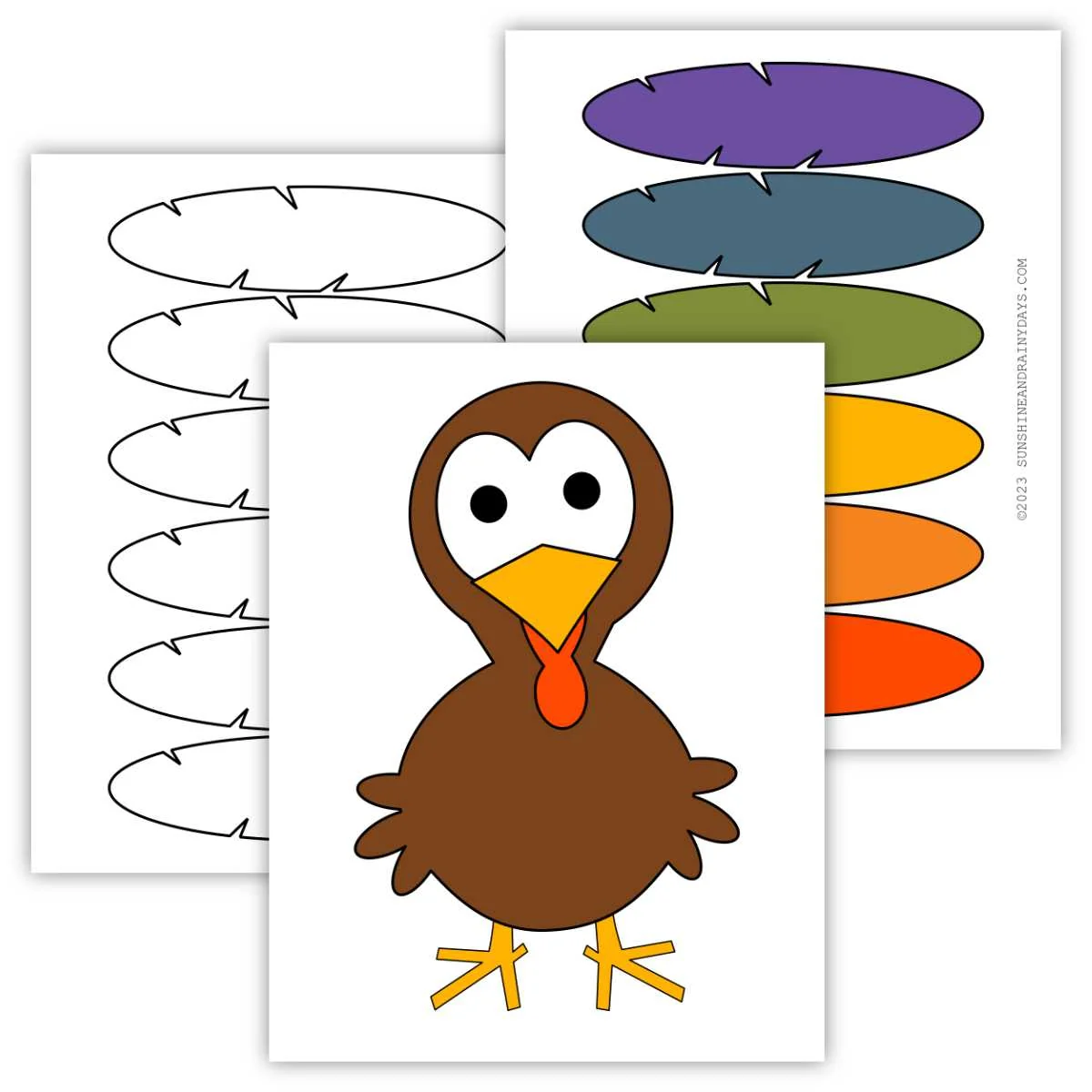 Paper Turkey Craft Paper Turkey Craft