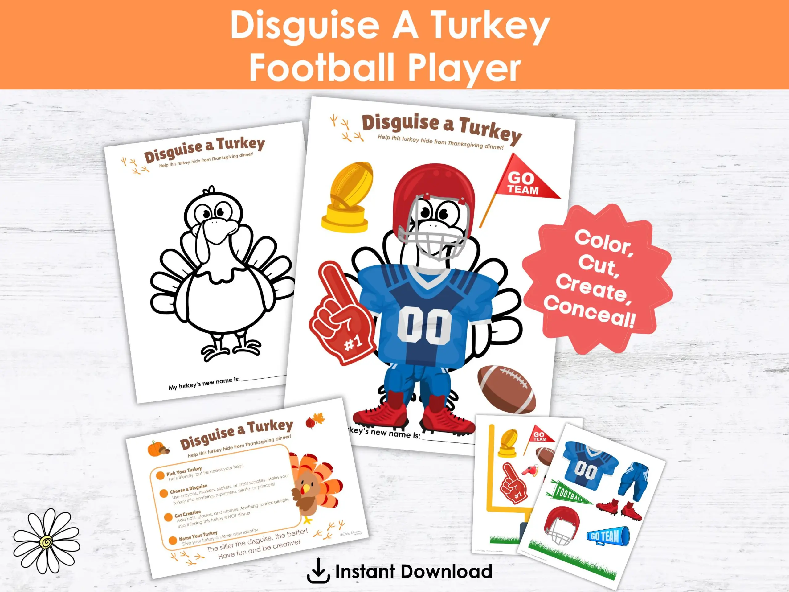 paw patrol turkey disguise template