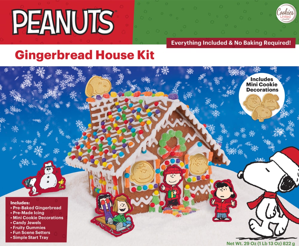 Peanuts Holiday Gingerbread House Kit