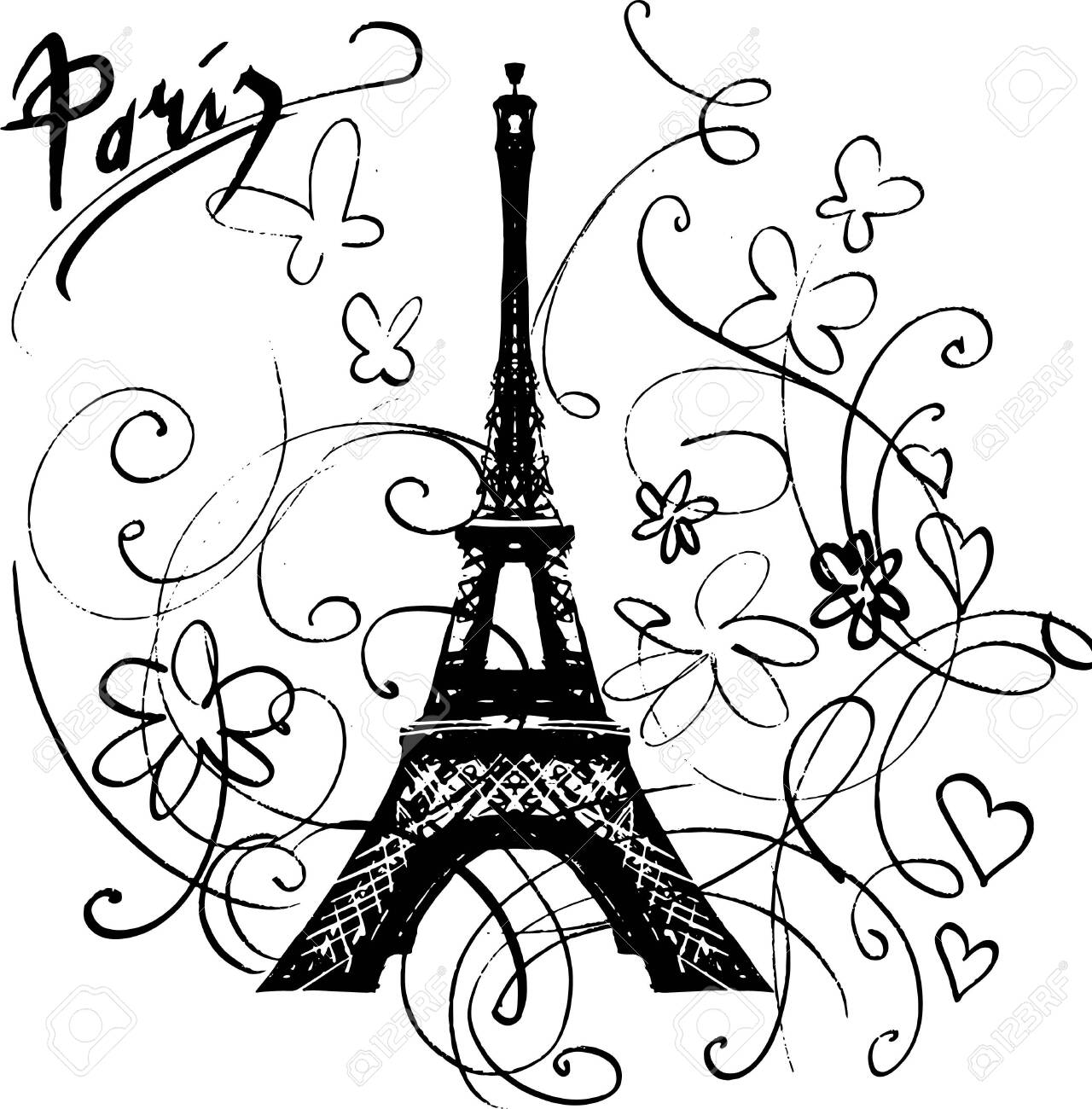 free printable eiffel tower template free printable eiffel tower template