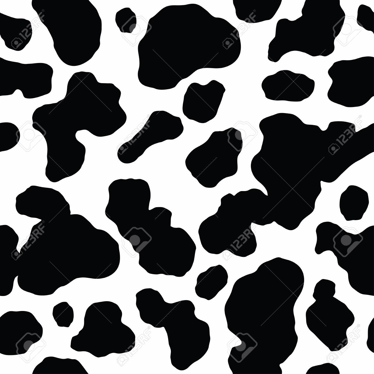Photo 91648984 Cow Or Dalmatian Spots Pattern