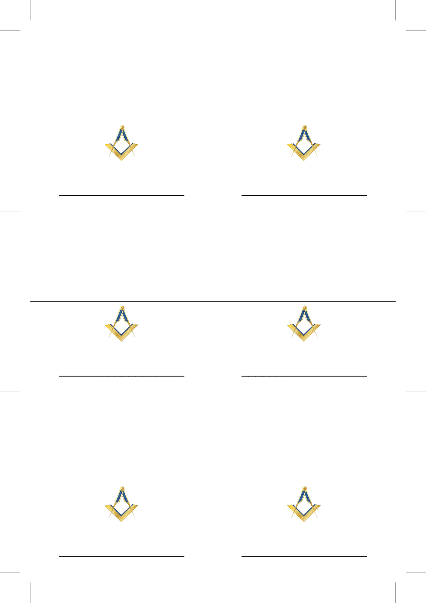 free printable foldable place card template