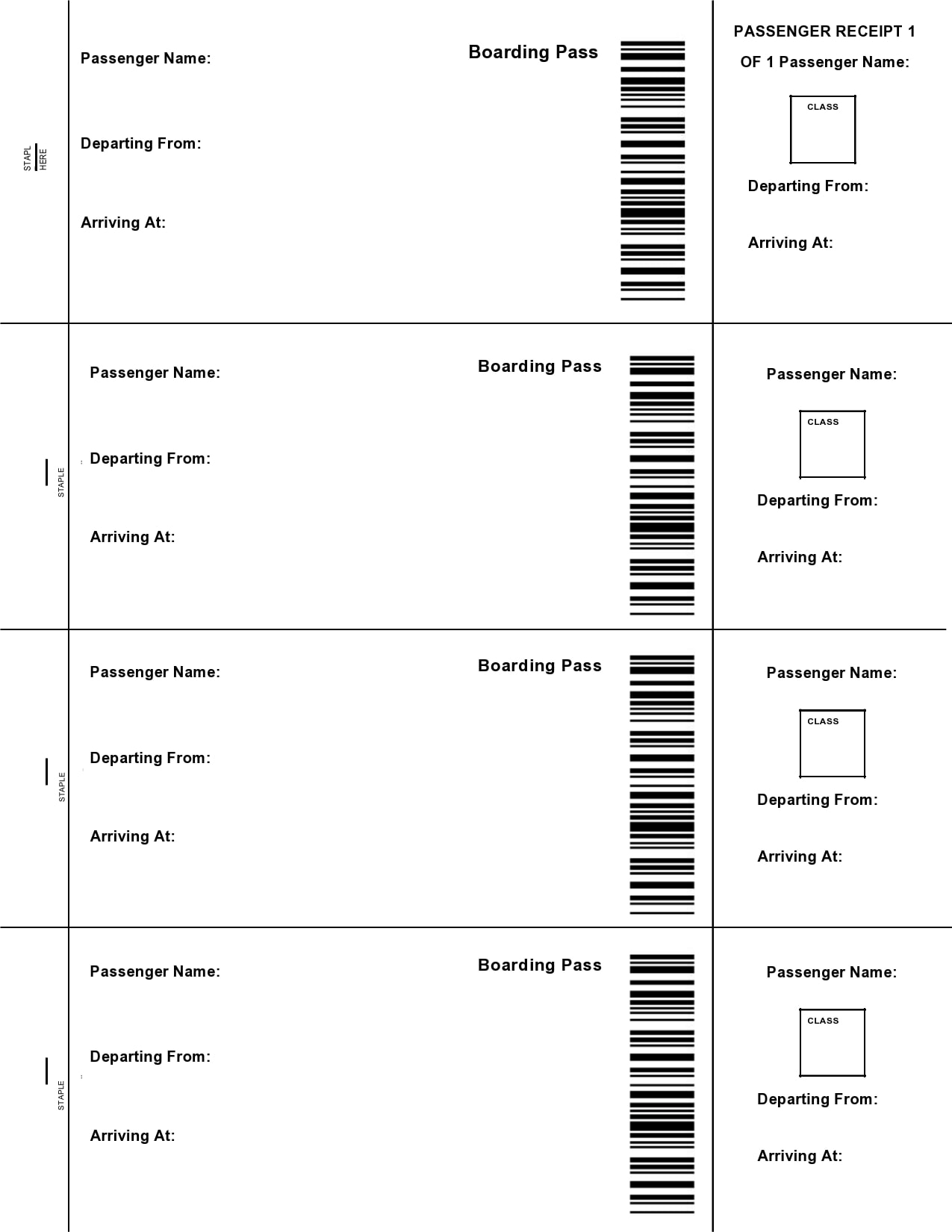 Plane Ticket Template Plane Ticket Template