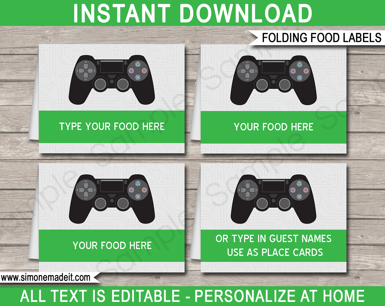 free printable gaming party invitation template free printable gaming party invitation template