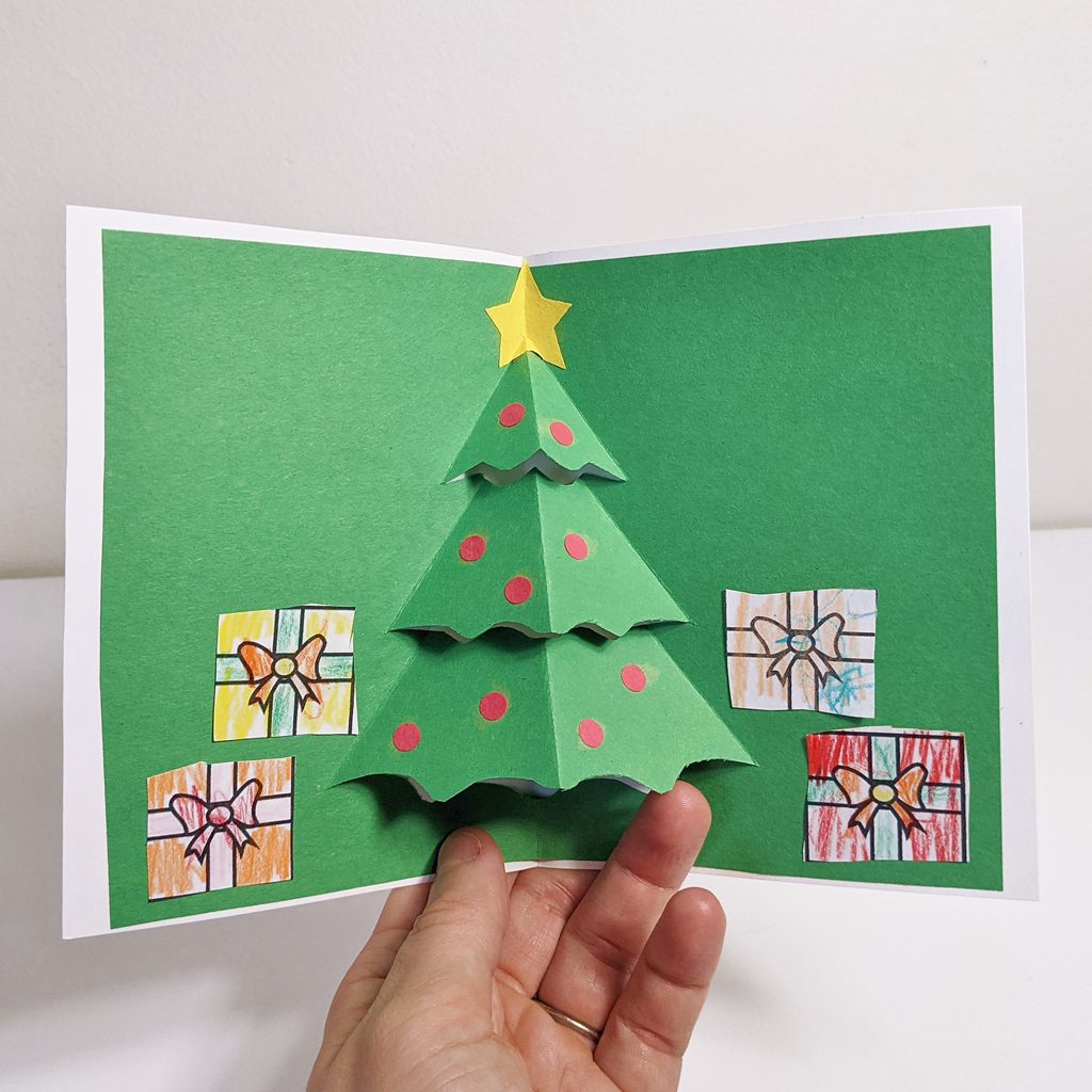 Pop Up Christmas Tree Card Pop Up Christmas Tree Card