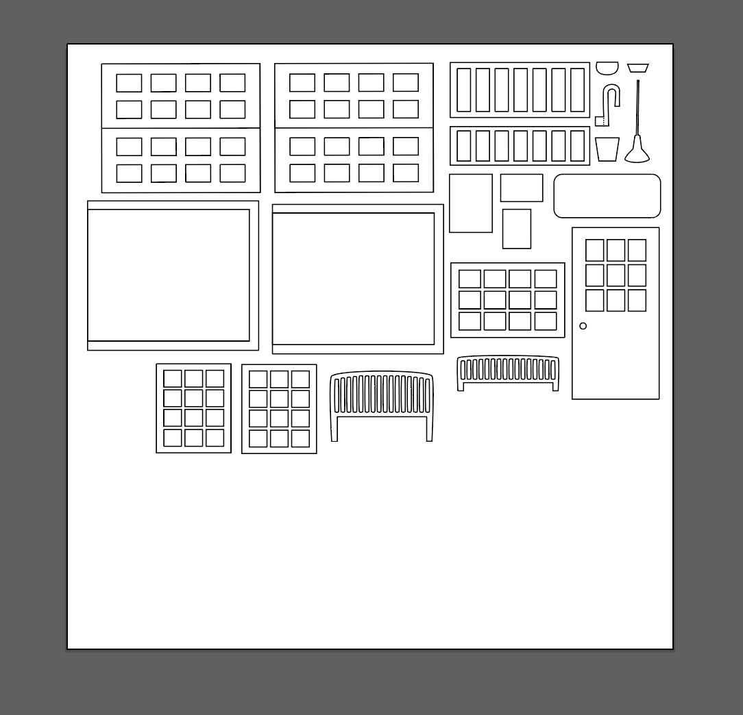 free printable dollhouse furniture template free printable dollhouse furniture template