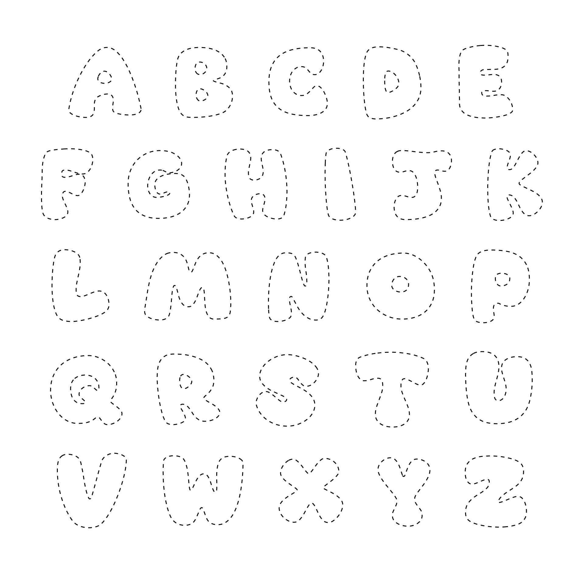Post 6 Inch Printable Bubble Letters 353850 Post 6 Inch Printable Bubble Letters 353850