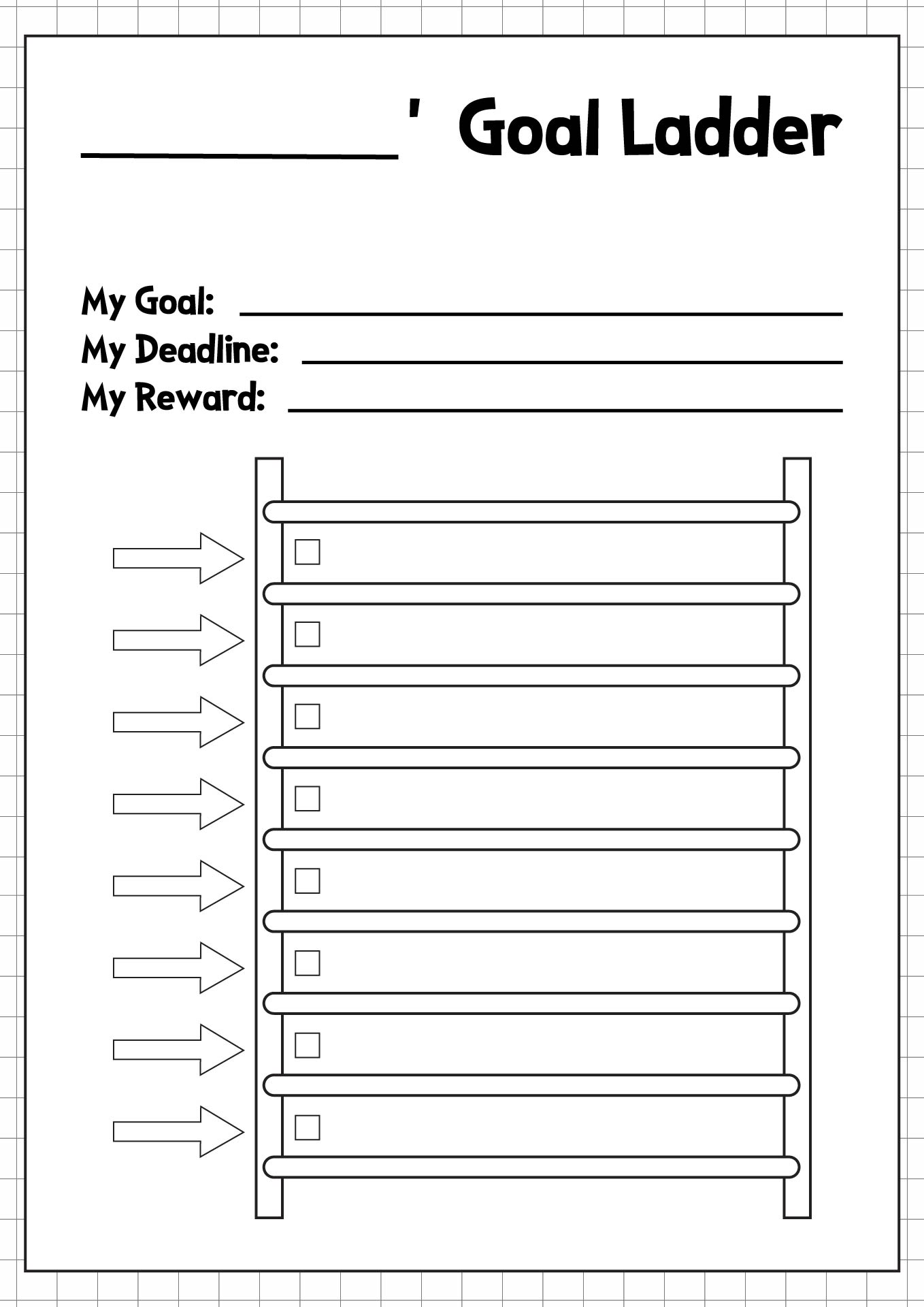 Post Blank Ladder Worksheet 512993 Post Blank Ladder Worksheet 512993