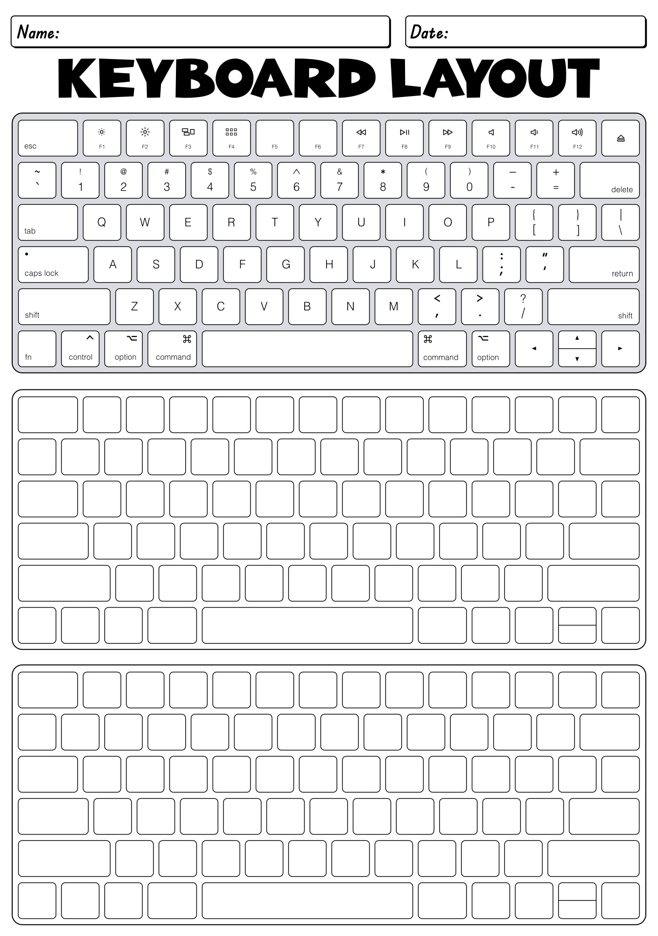 Post Computer Keyboard Worksheet 149805 Post Computer Keyboard Worksheet 149805