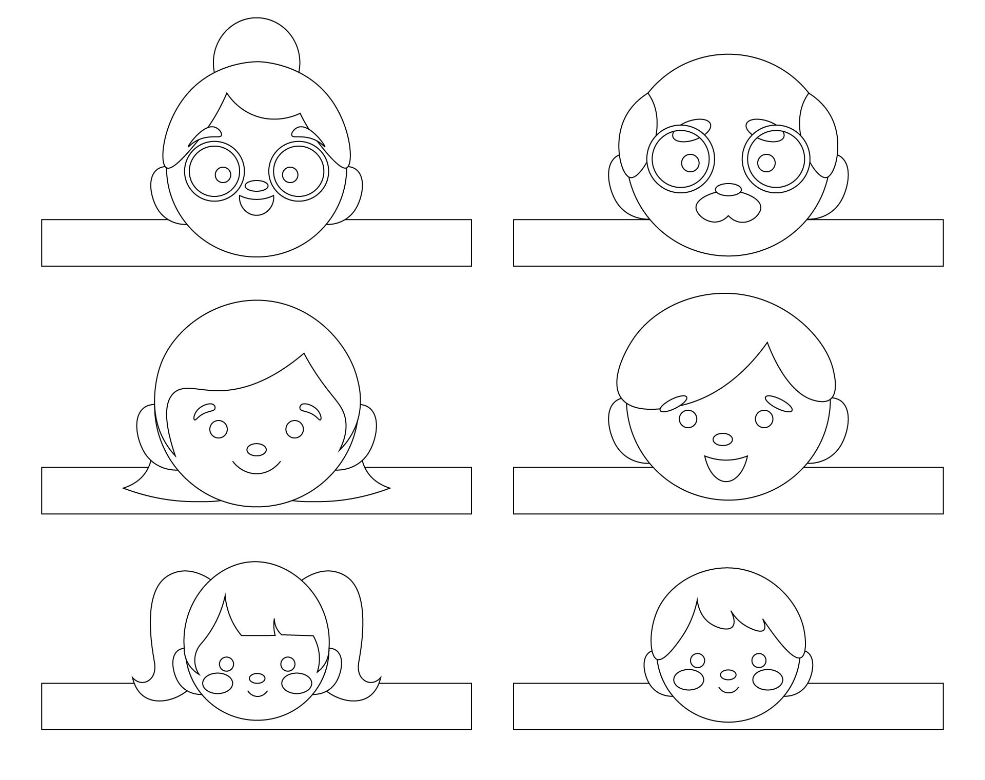 Post Family Finger Puppets Printable 279287 Post Family Finger Puppets Printable 279287