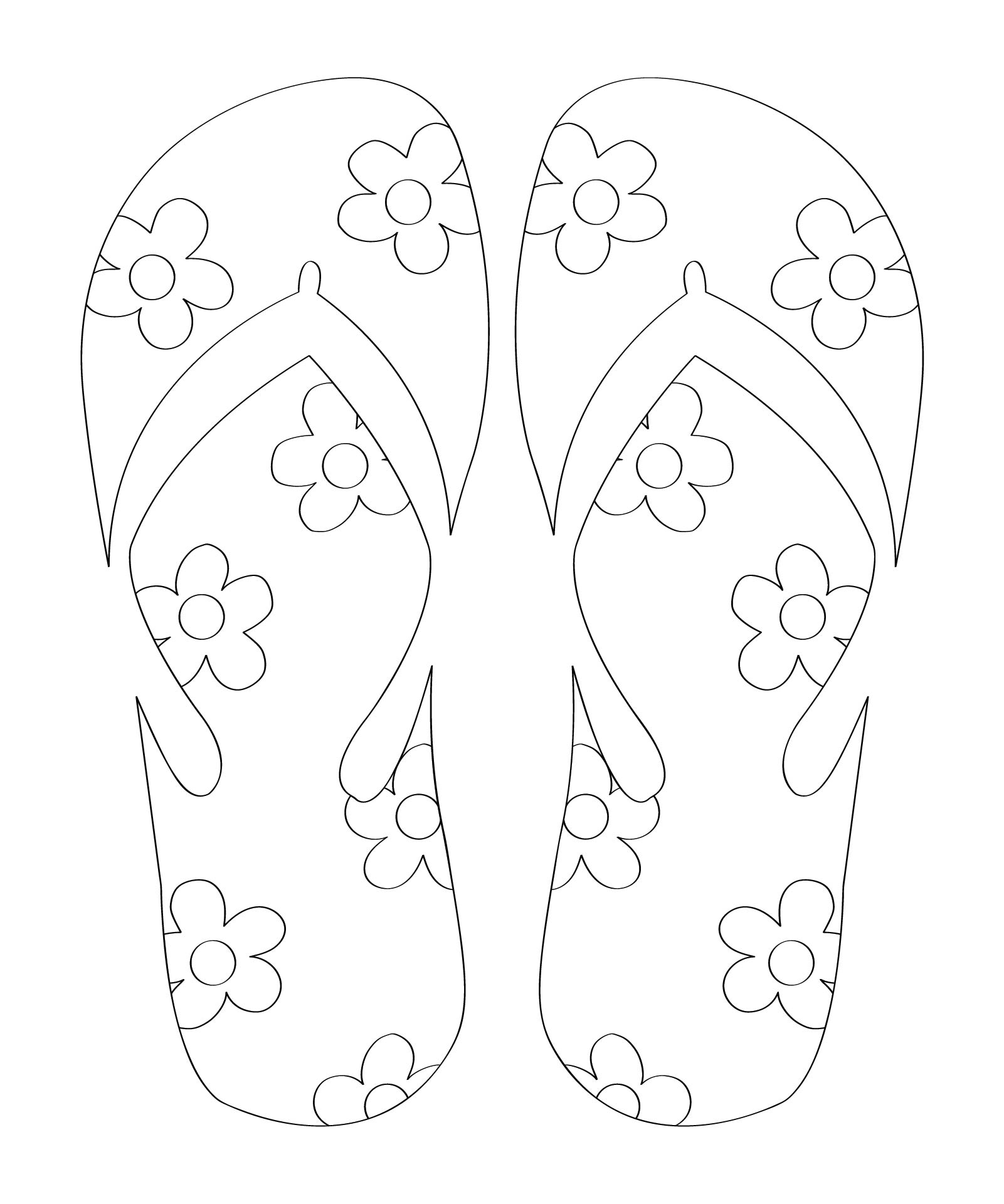 Post Flip Flop Stencil Printable 354017 Post Flip Flop Stencil Printable 354017