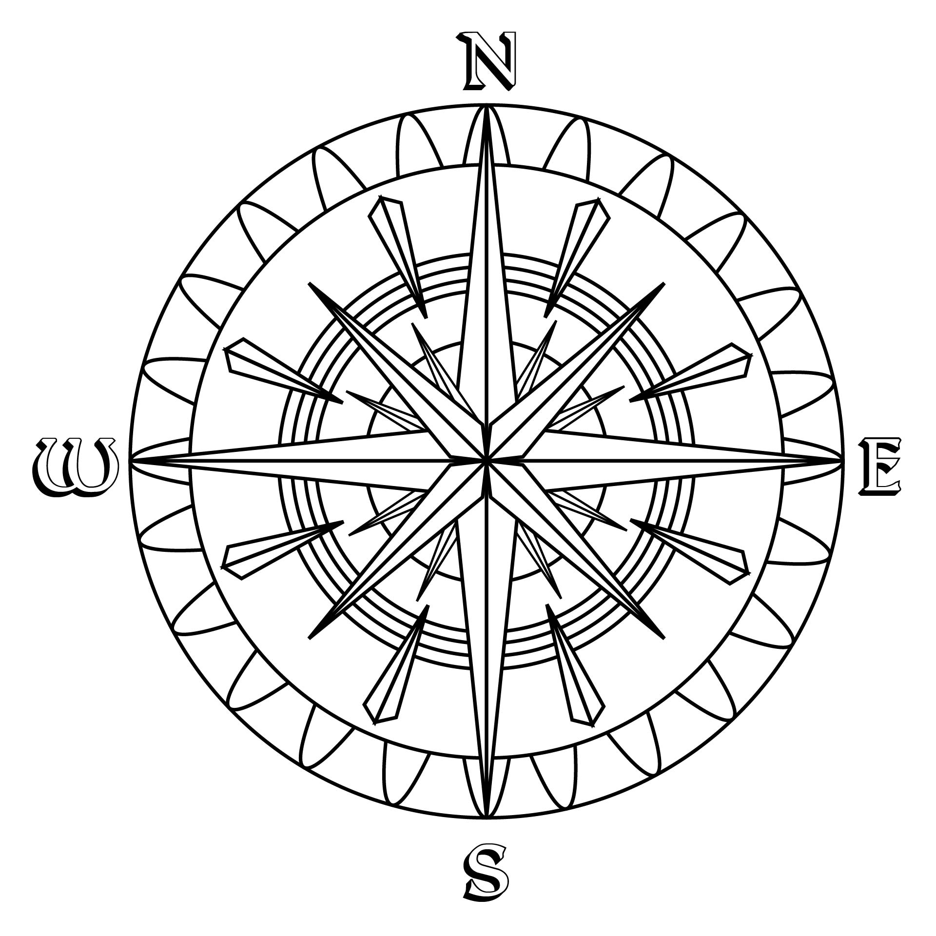 Post Free Printable Compass 51827