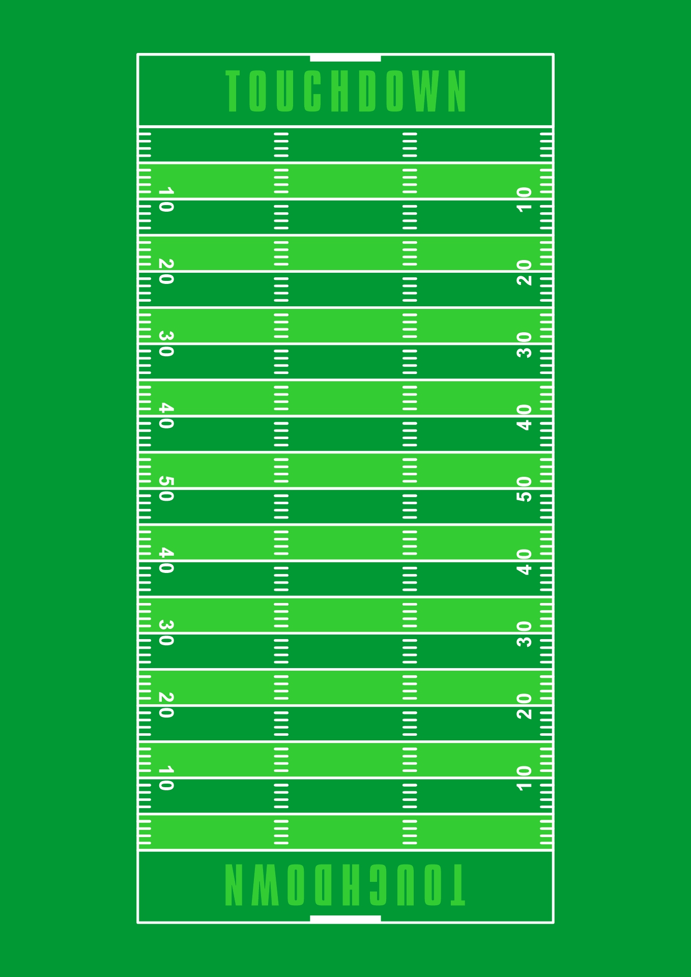 Post Free Printable Football Field 300678