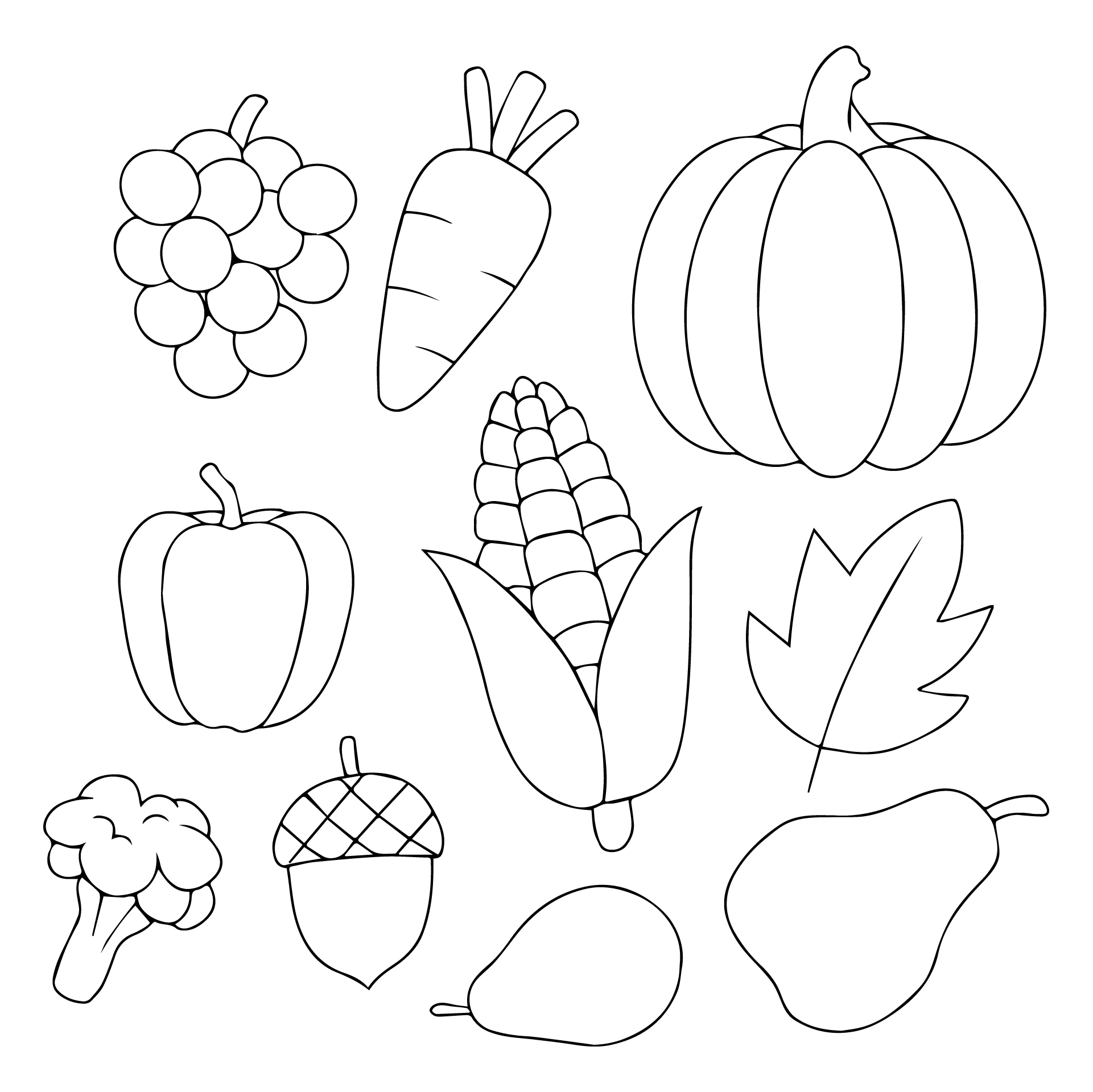 Post Free Printable Fruit And Vegetable Templates 370185
