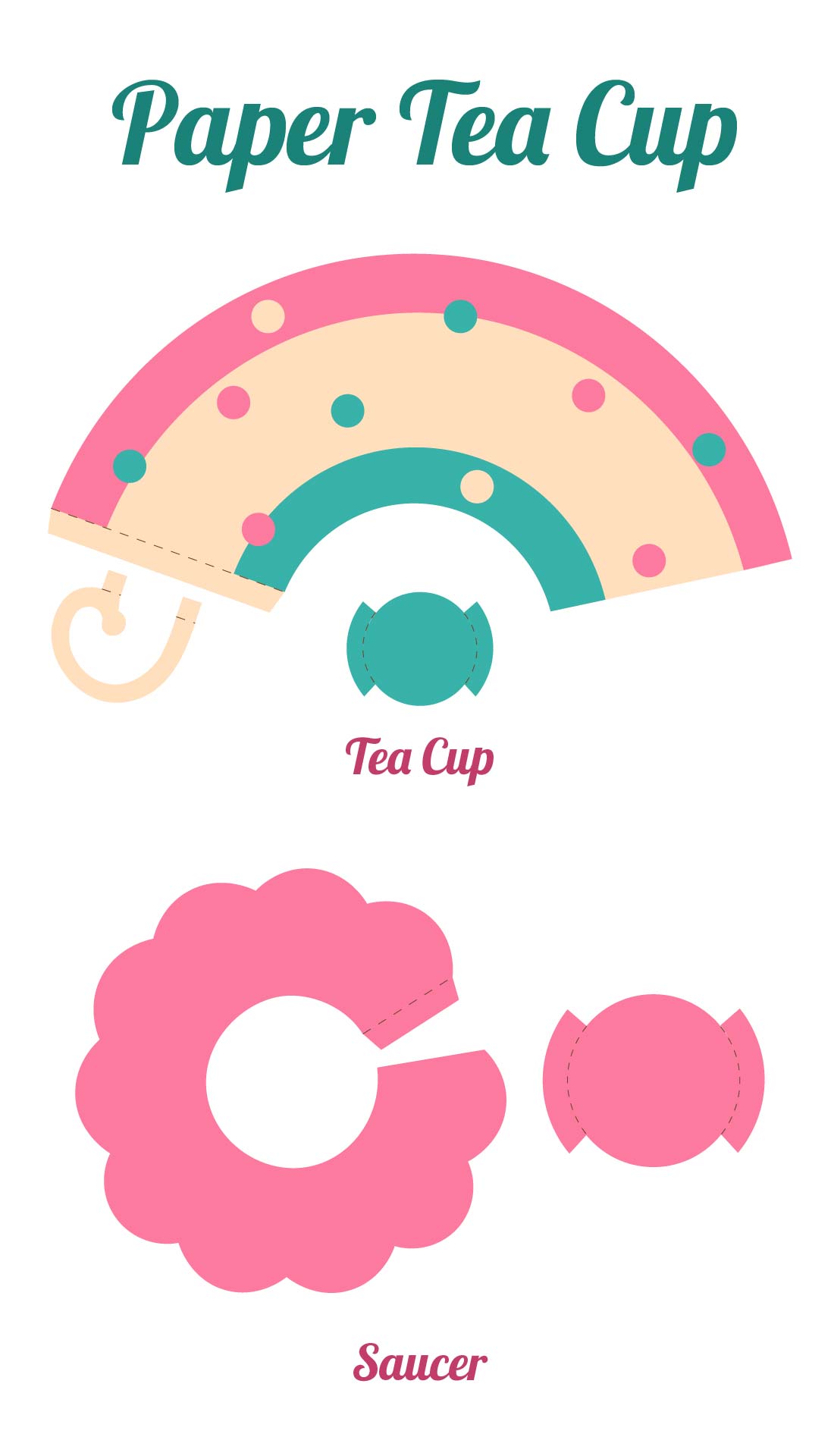 Post Free Printable Tea Cup Template 3d 375634