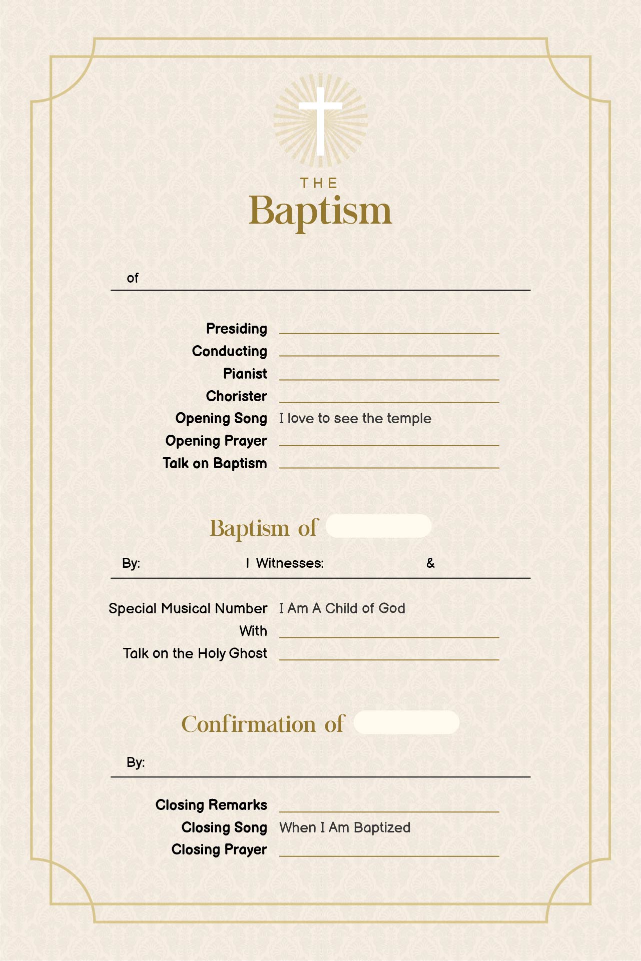 Post Lds Baptism Printable Program 303668 Post Lds Baptism Printable Program 303668