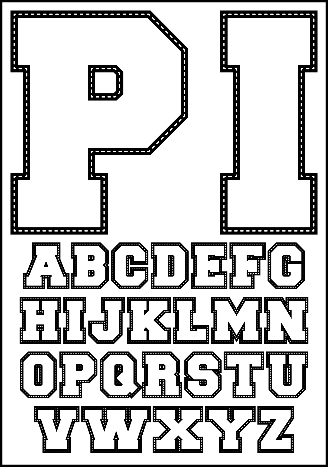 Post Printable Applique Letters 376940