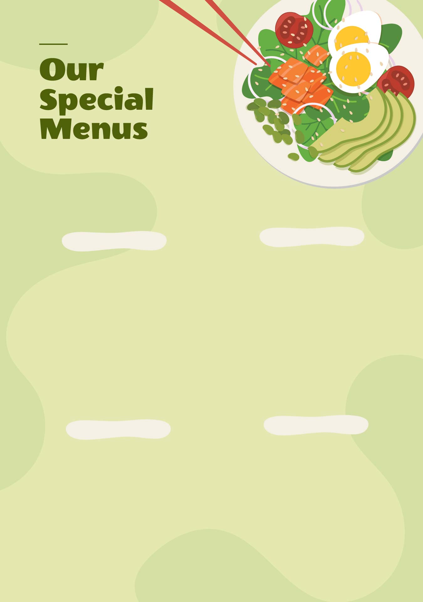Post Printable Blank Restaurant Menus 104849