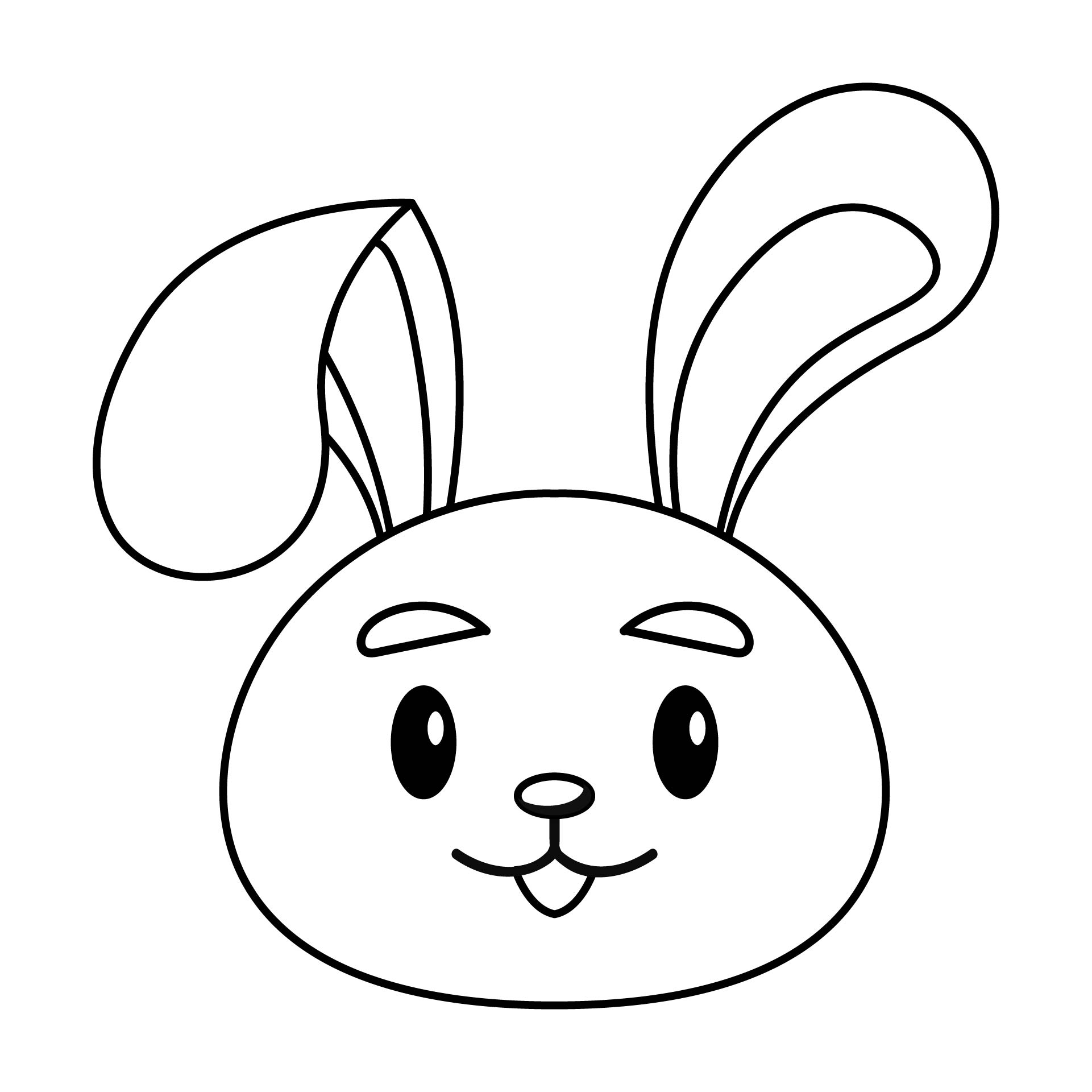 Post Printable Easter Bunny Face 176422