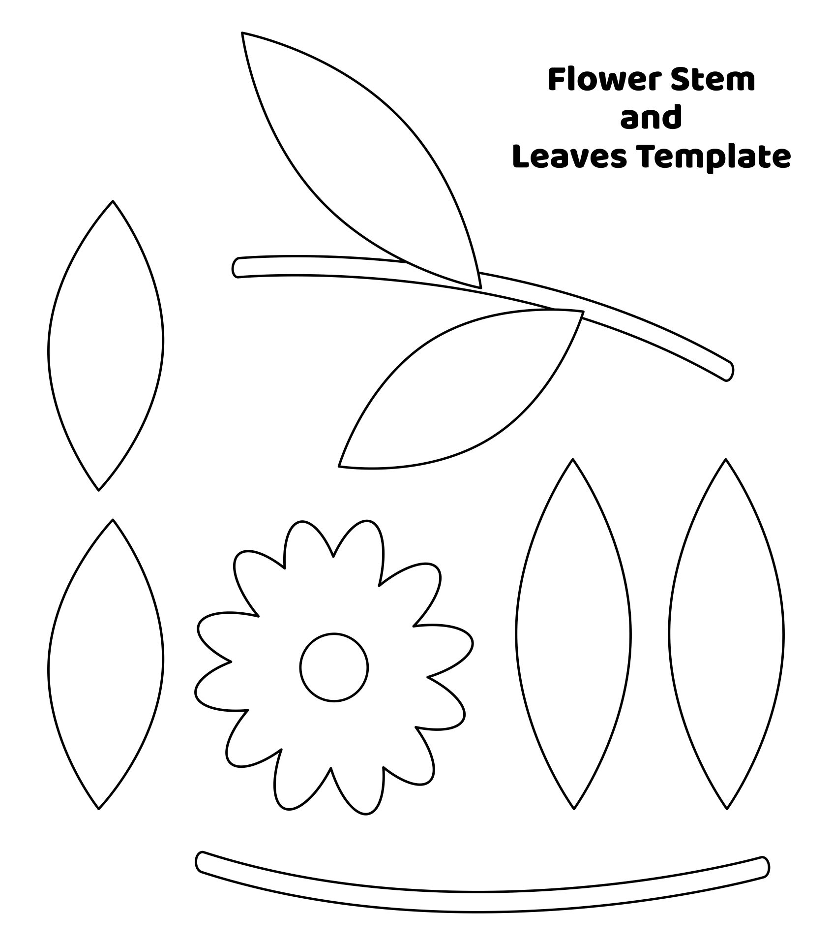 Post Printable Flower Stems 263048