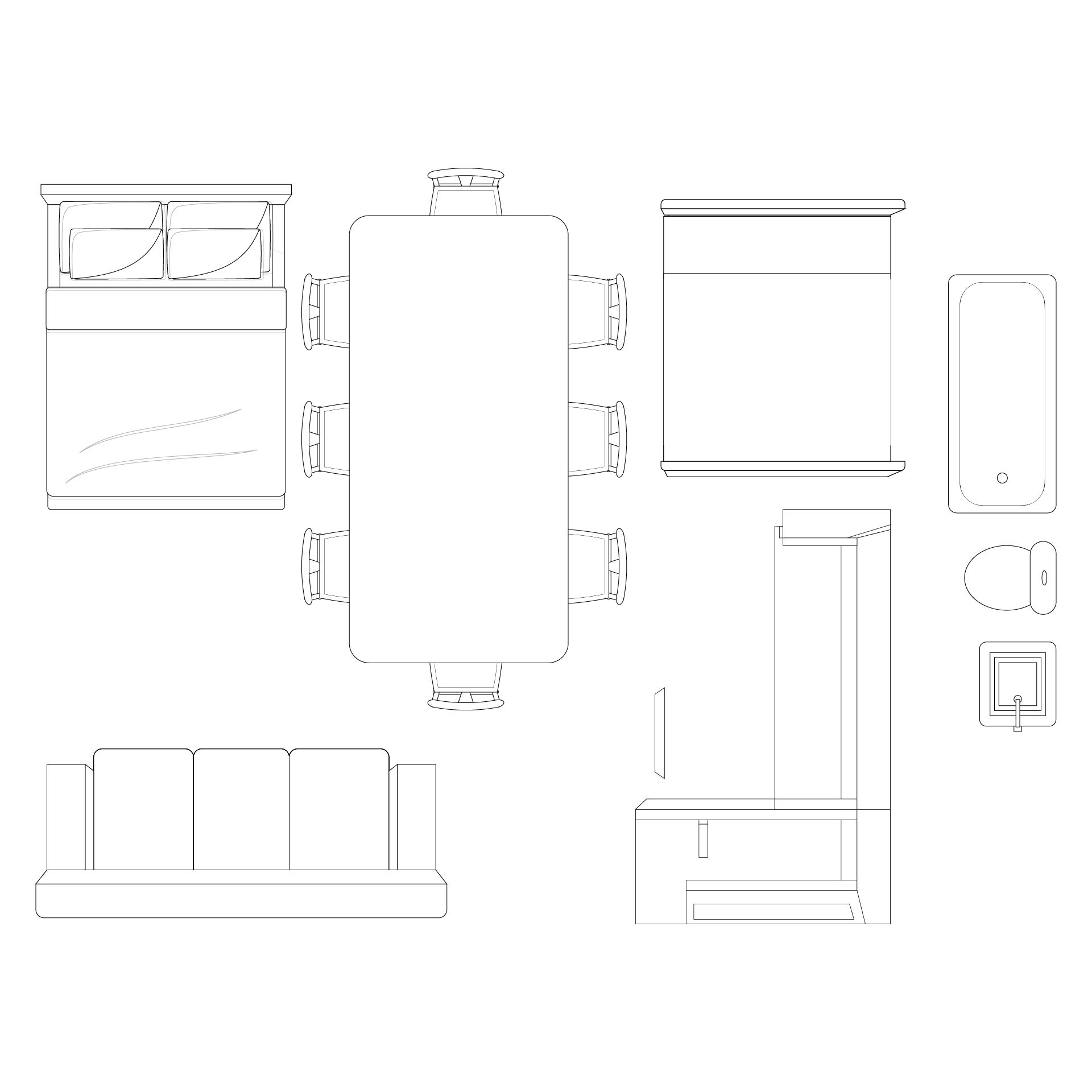 Post Printable Furniture Templates 126473