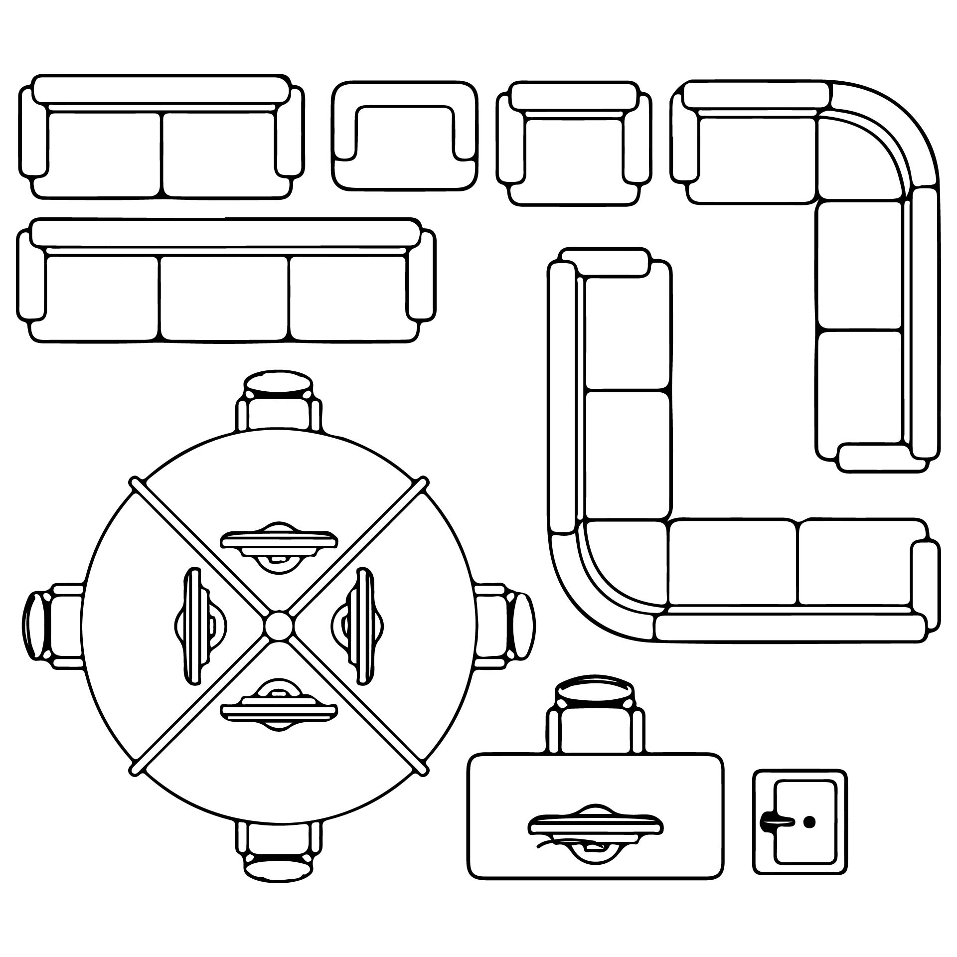 Post Printable Furniture Templates 126473