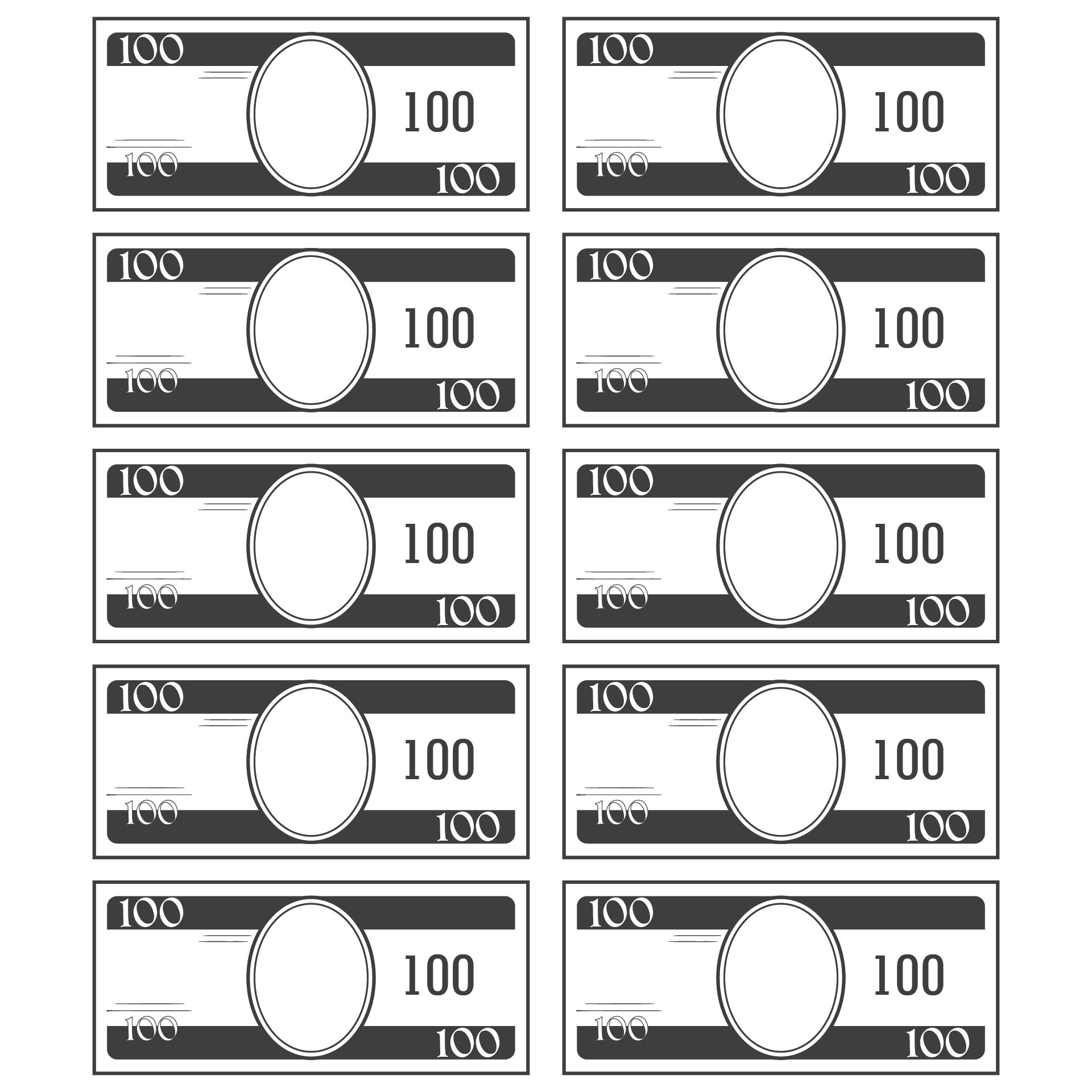 Post Printable Play Money Actual Size 278626