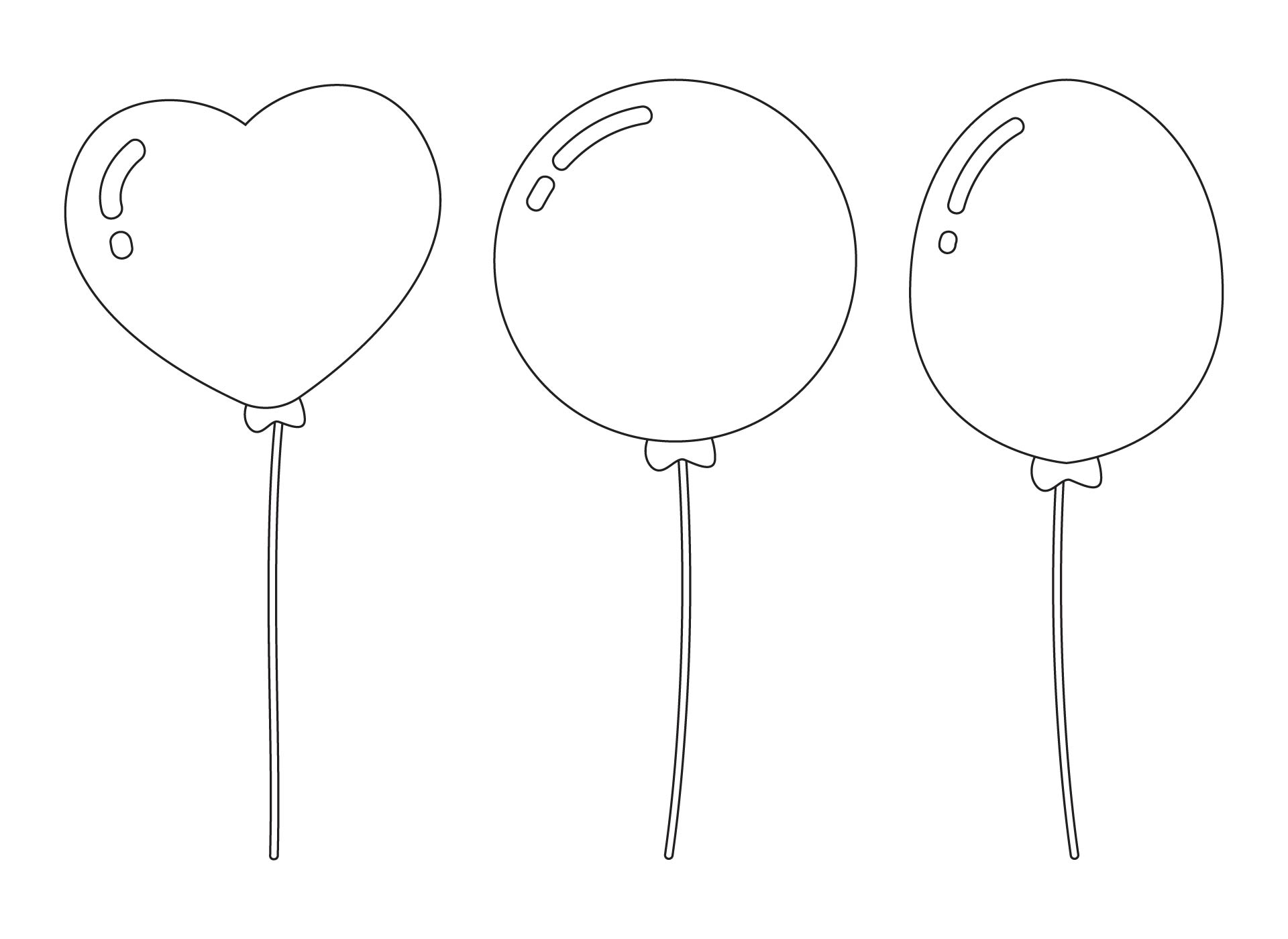 free printable balloon sizer template free printable balloon sizer template