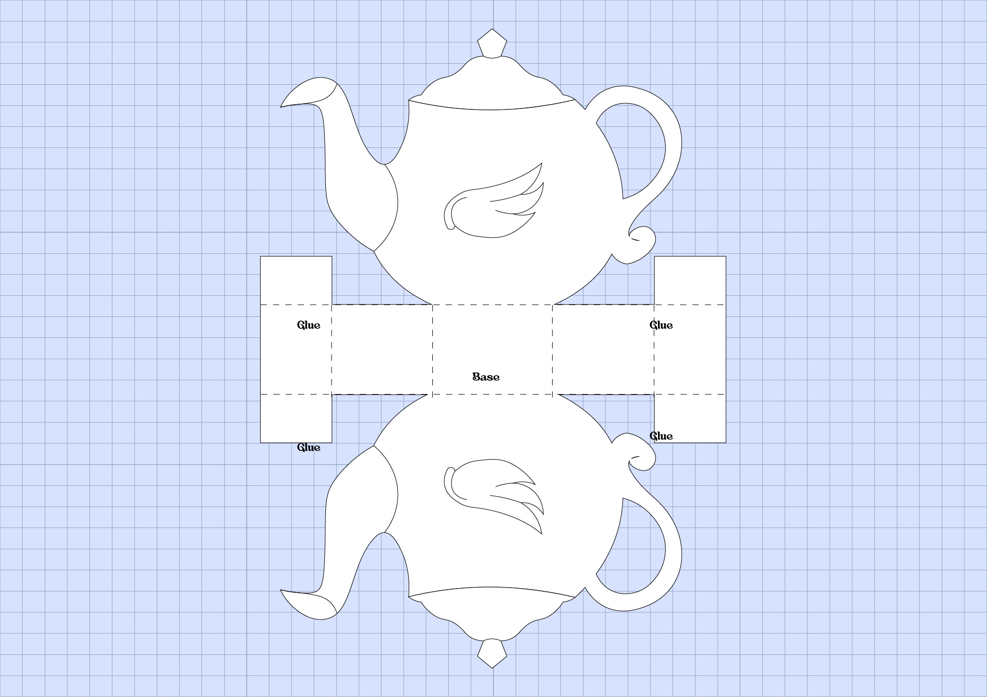 Post Tea Cups Printable Box Templates 116522 Post Tea Cups Printable Box Templates 116522