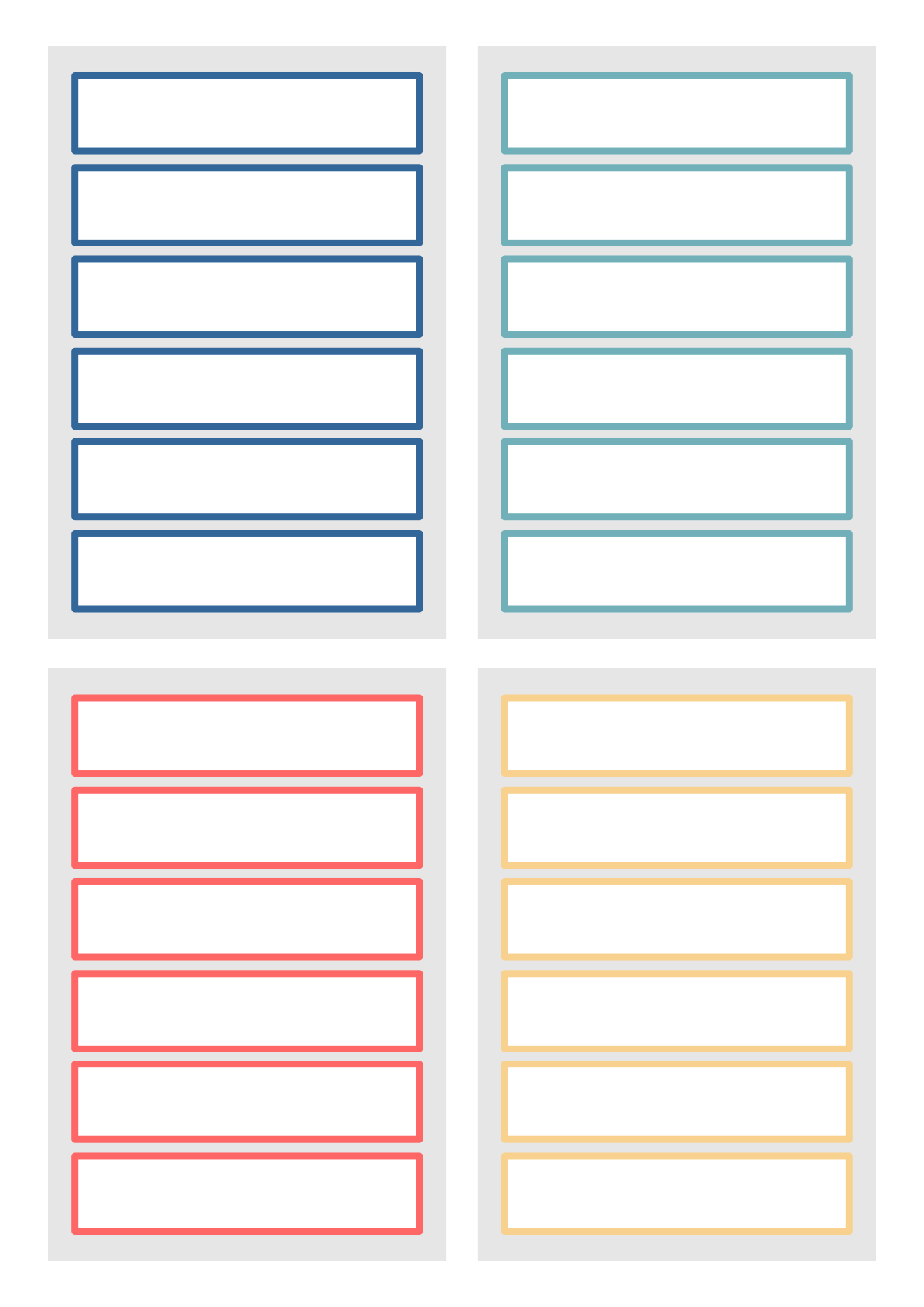 Post Word Wall Printable Template 59837