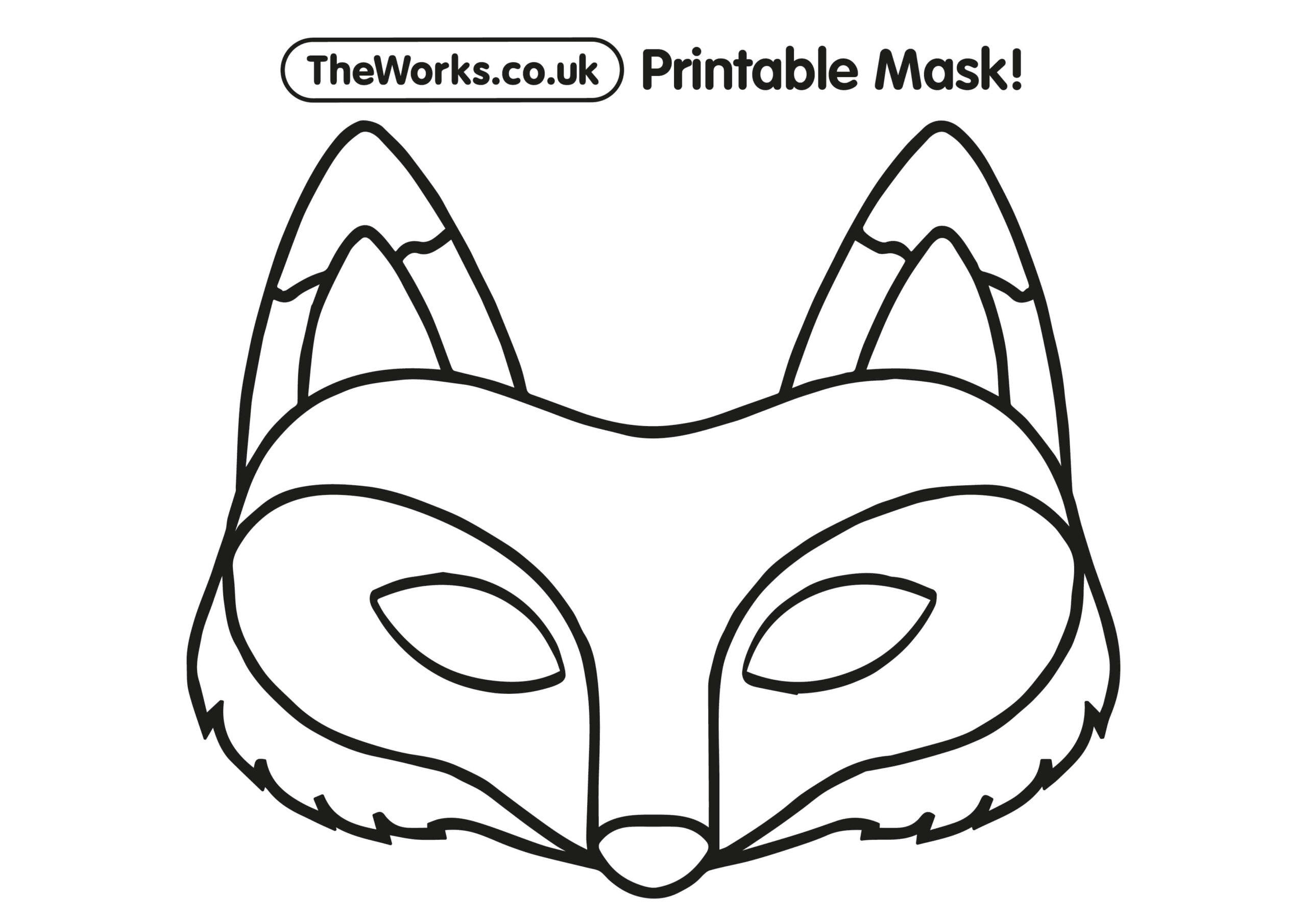 free printable animal masks template free printable animal masks template