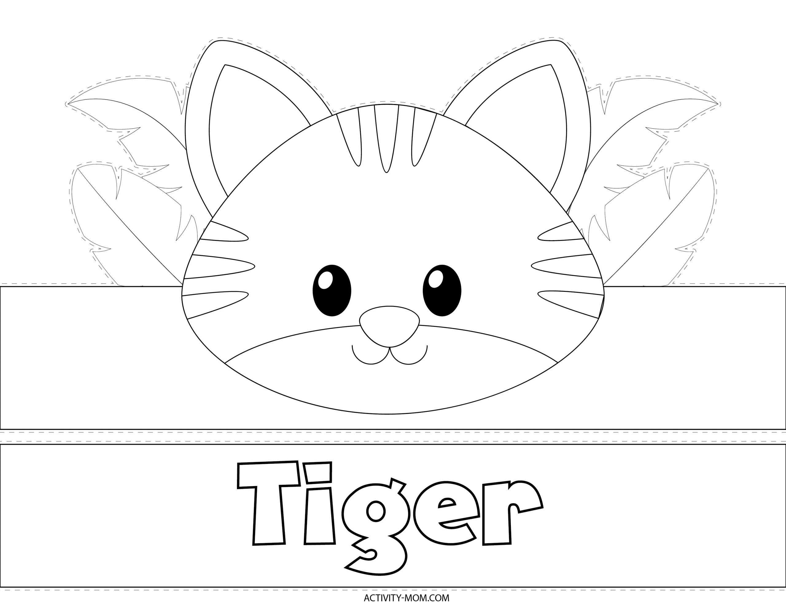 Printable Animal Crowns For Kids Free