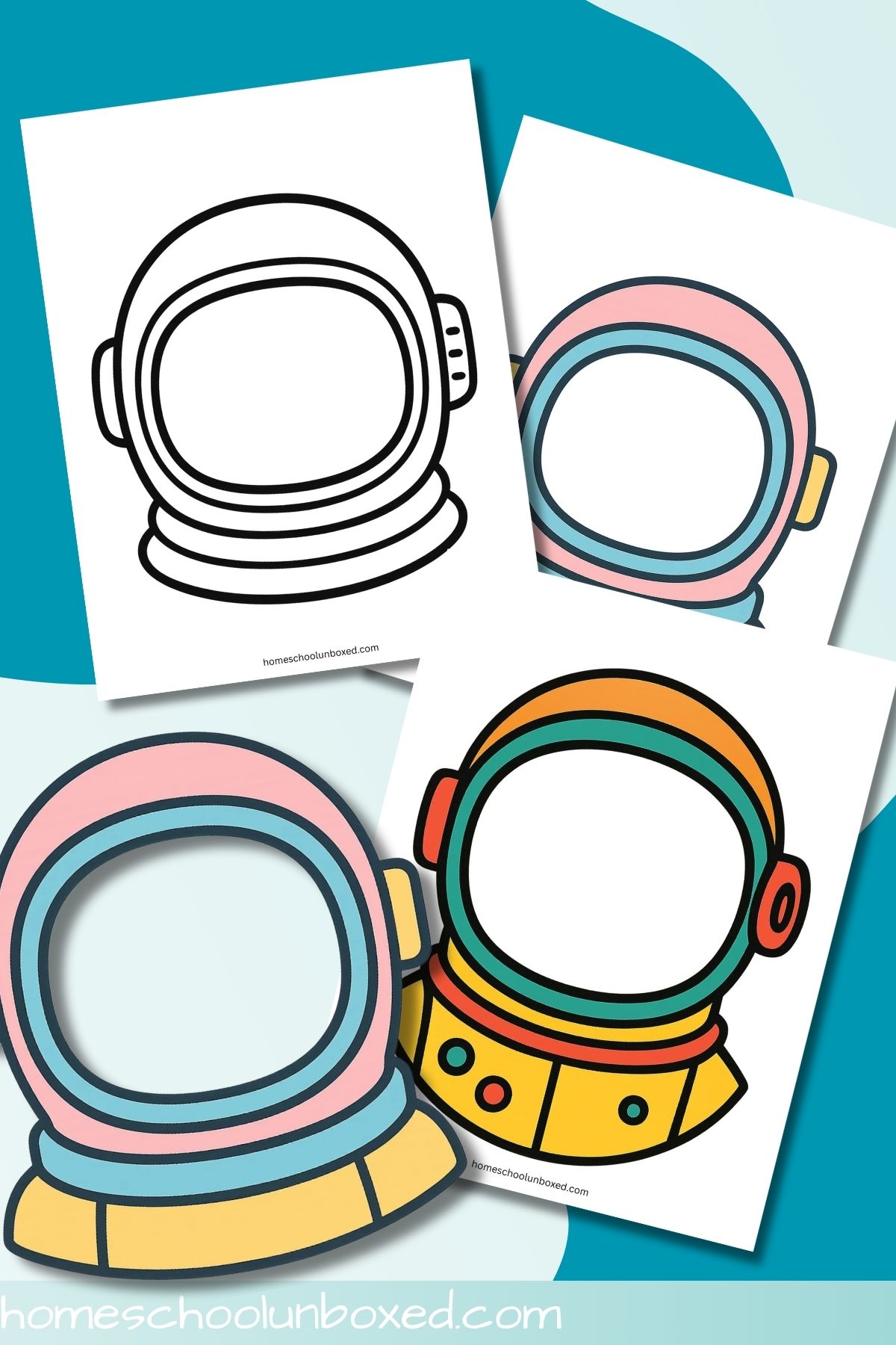 Printable Astronaut Helmet Mask