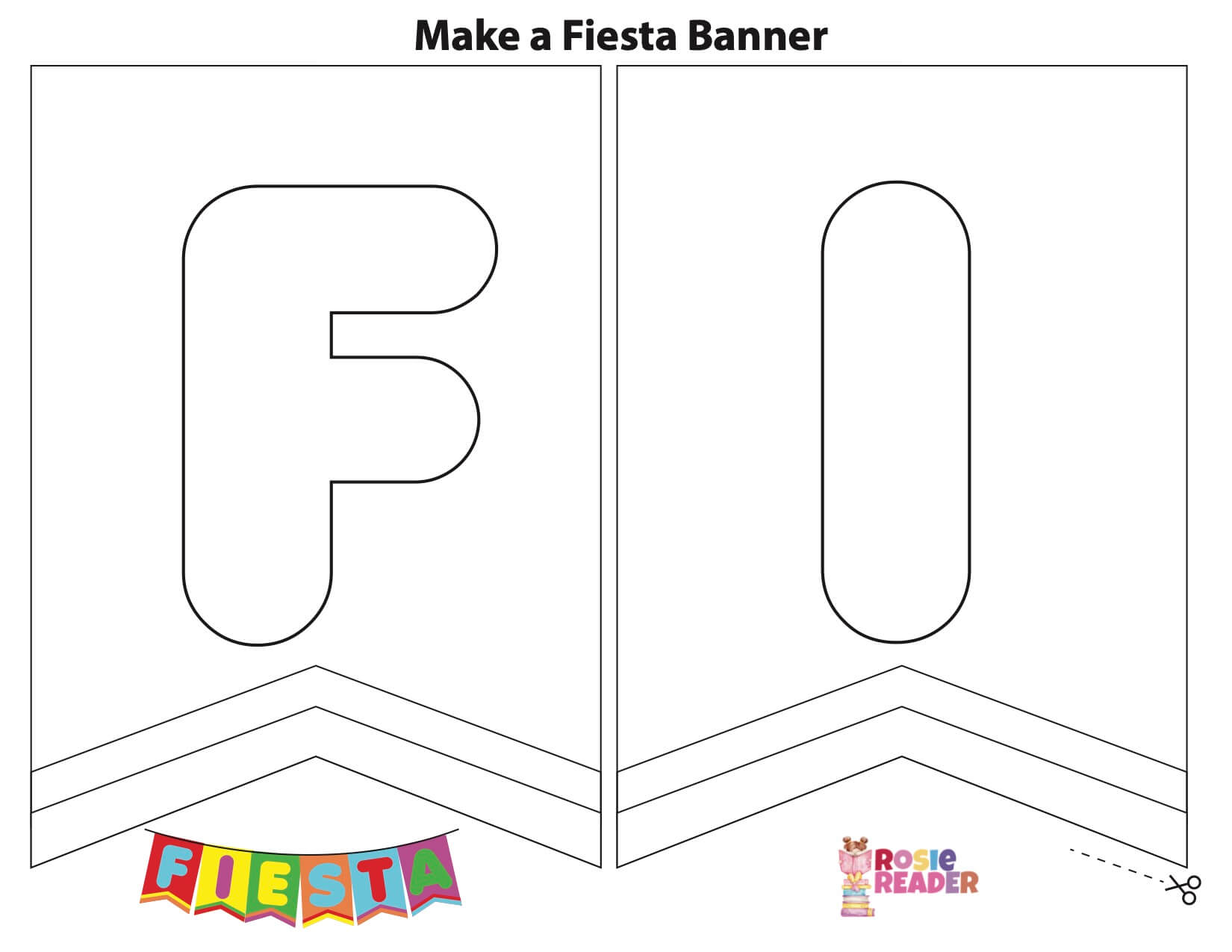 free printable blank banner template