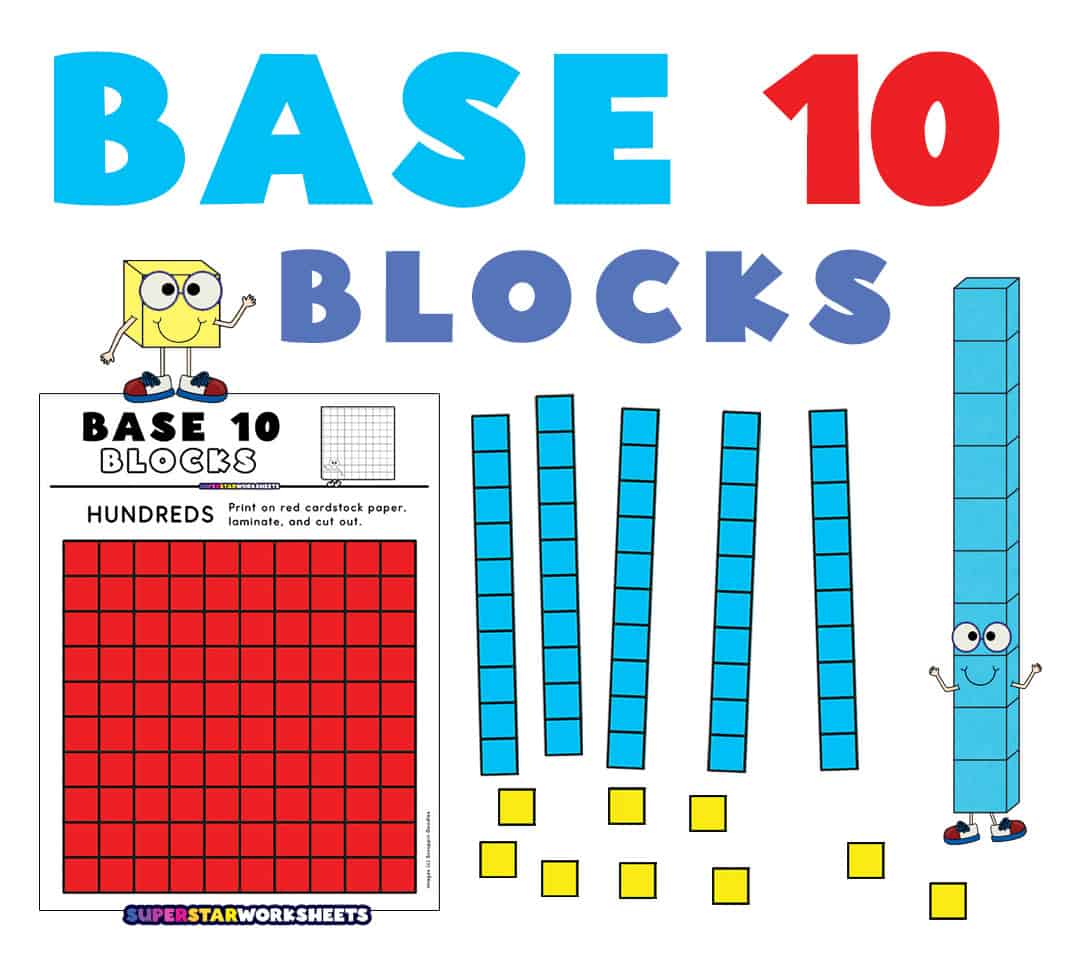 Printable Base 10 Blocks